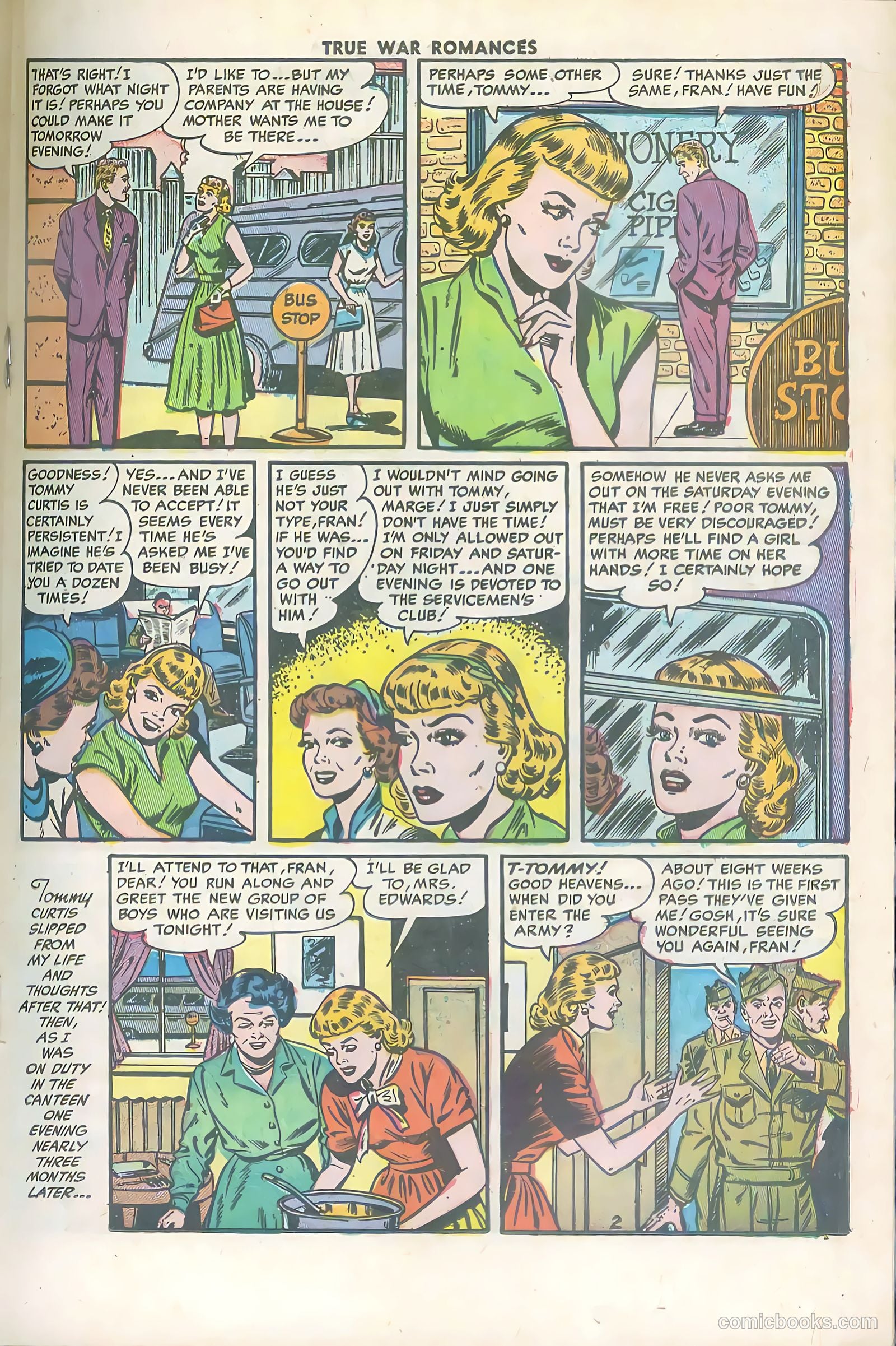True War Romances #17 (1954) — page 19 of 36