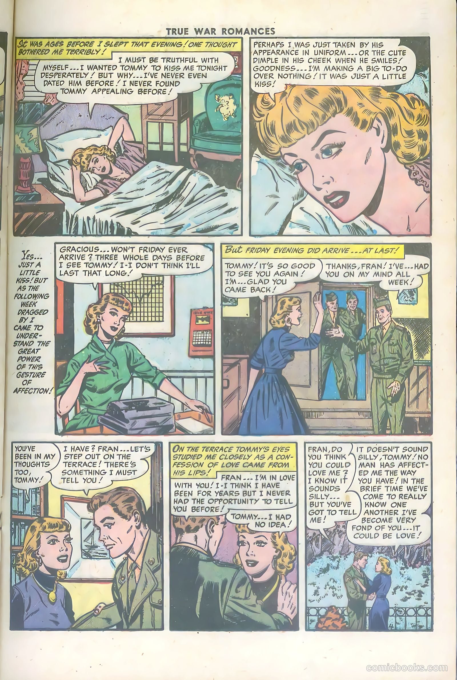 True War Romances #17 (1954) — page 21 of 36