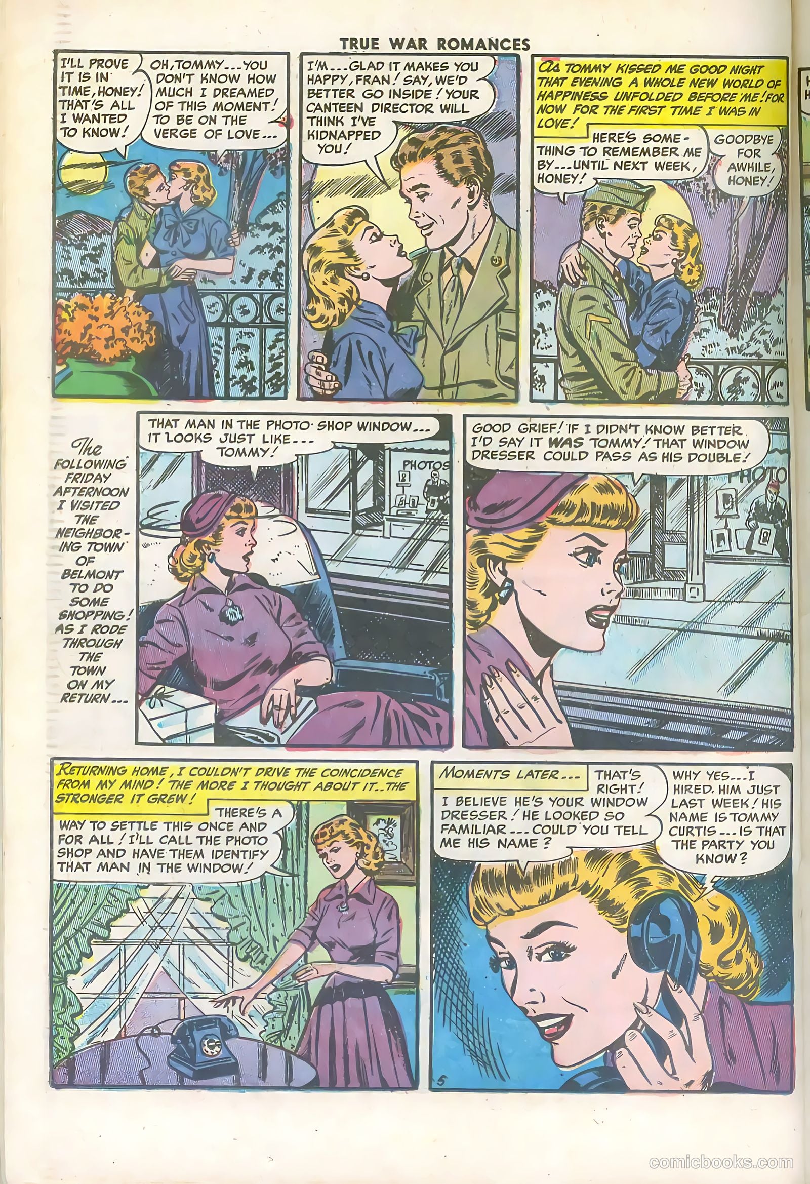 True War Romances #17 (1954) — page 22 of 36