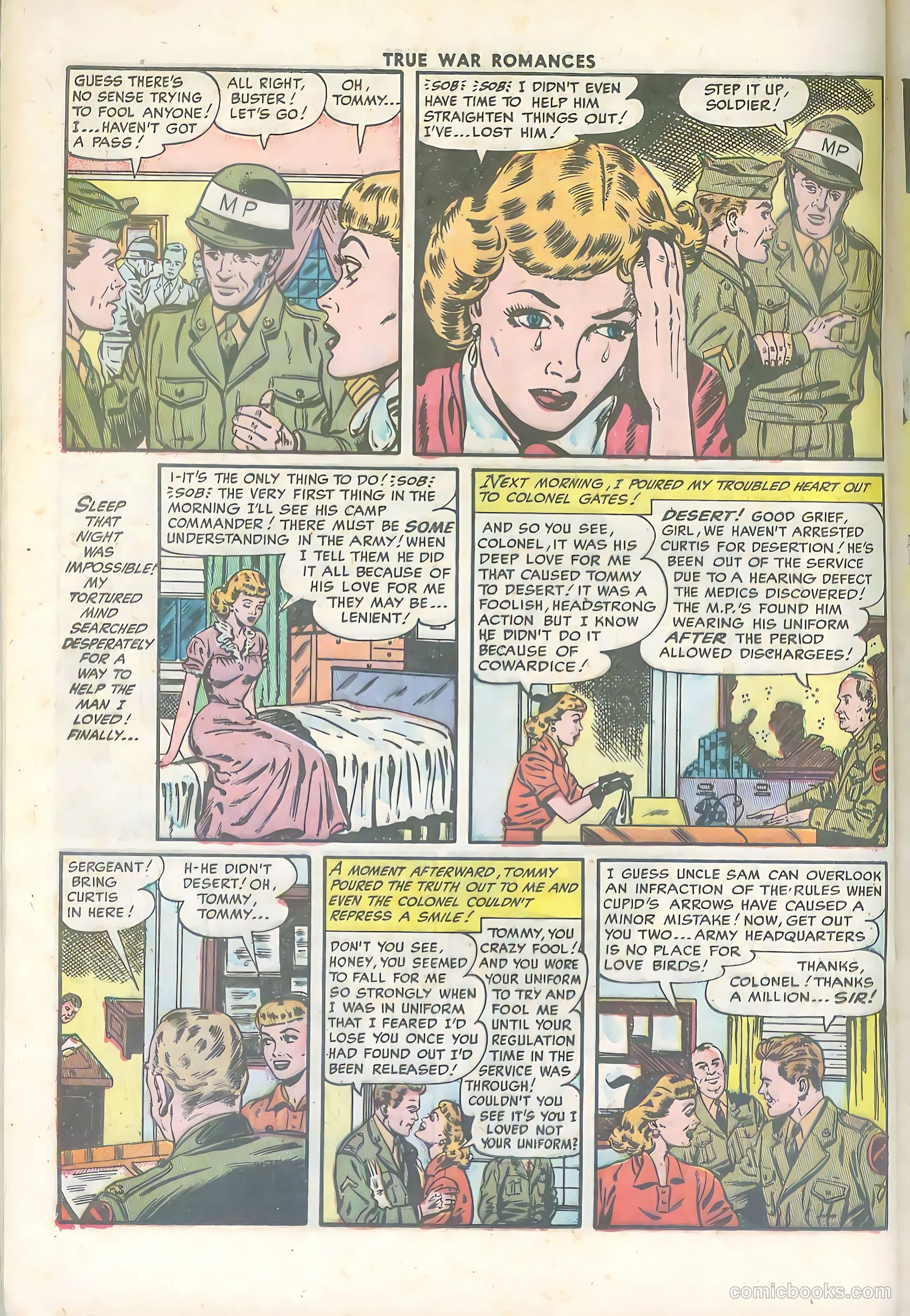 True War Romances #17 (1954) — page 24 of 36