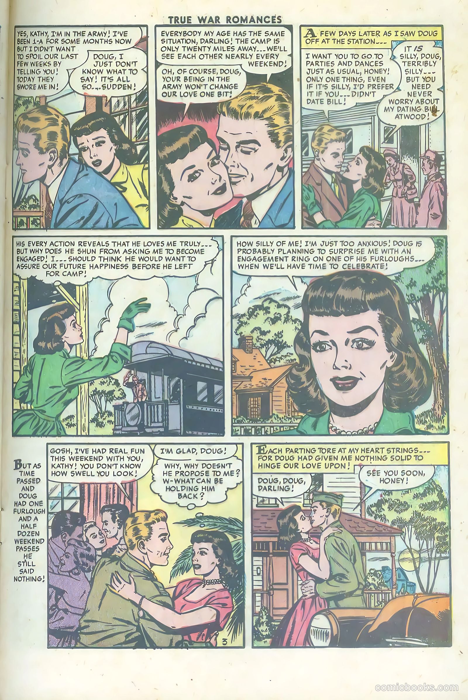 True War Romances #17 (1954) — page 29 of 36