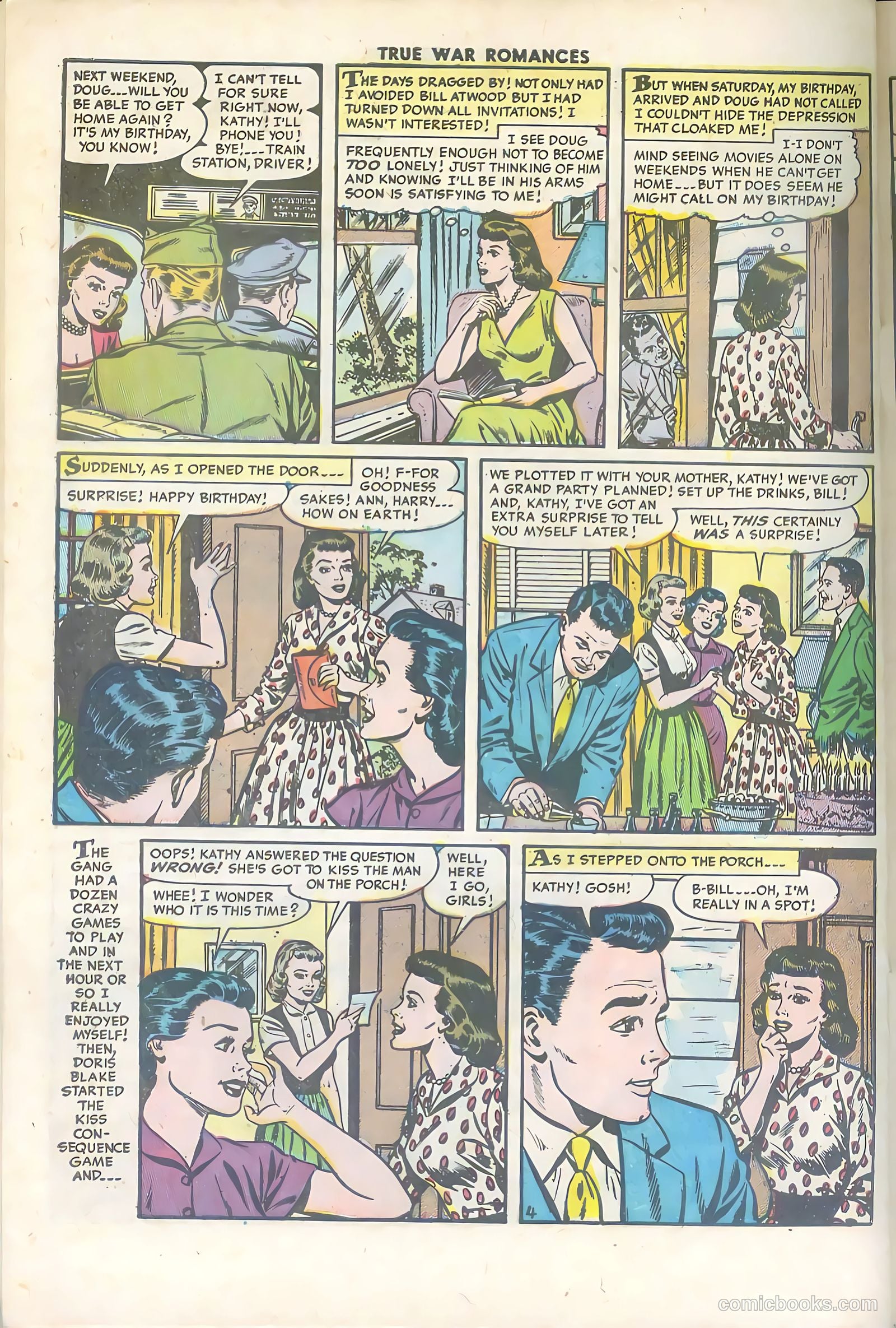True War Romances #17 (1954) — page 30 of 36