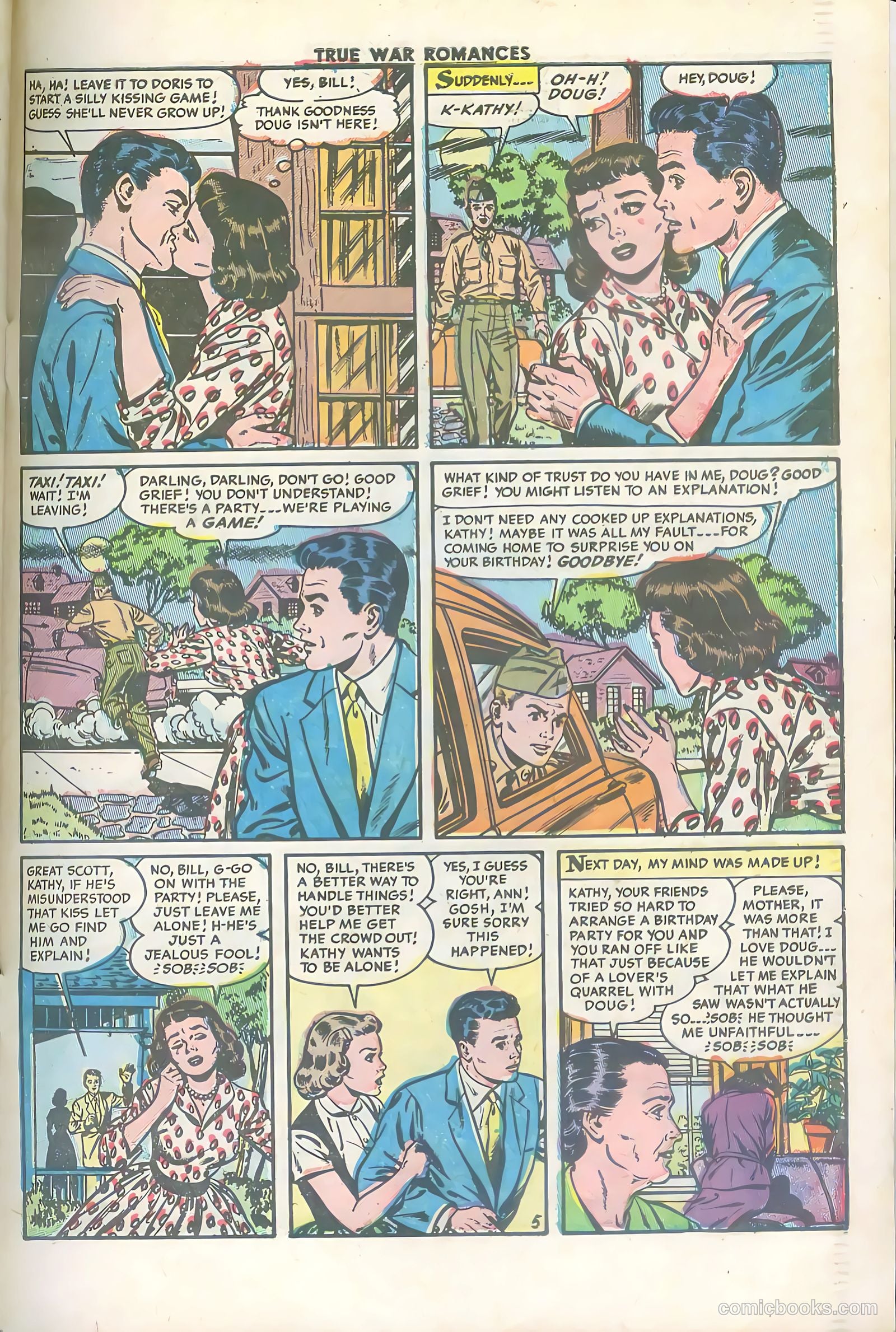 True War Romances #17 (1954) — page 31 of 36