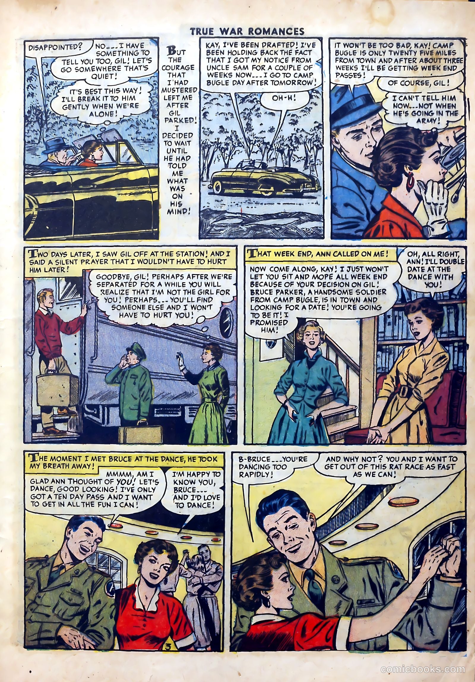 True War Romances #18 (1954) — page 5 of 36