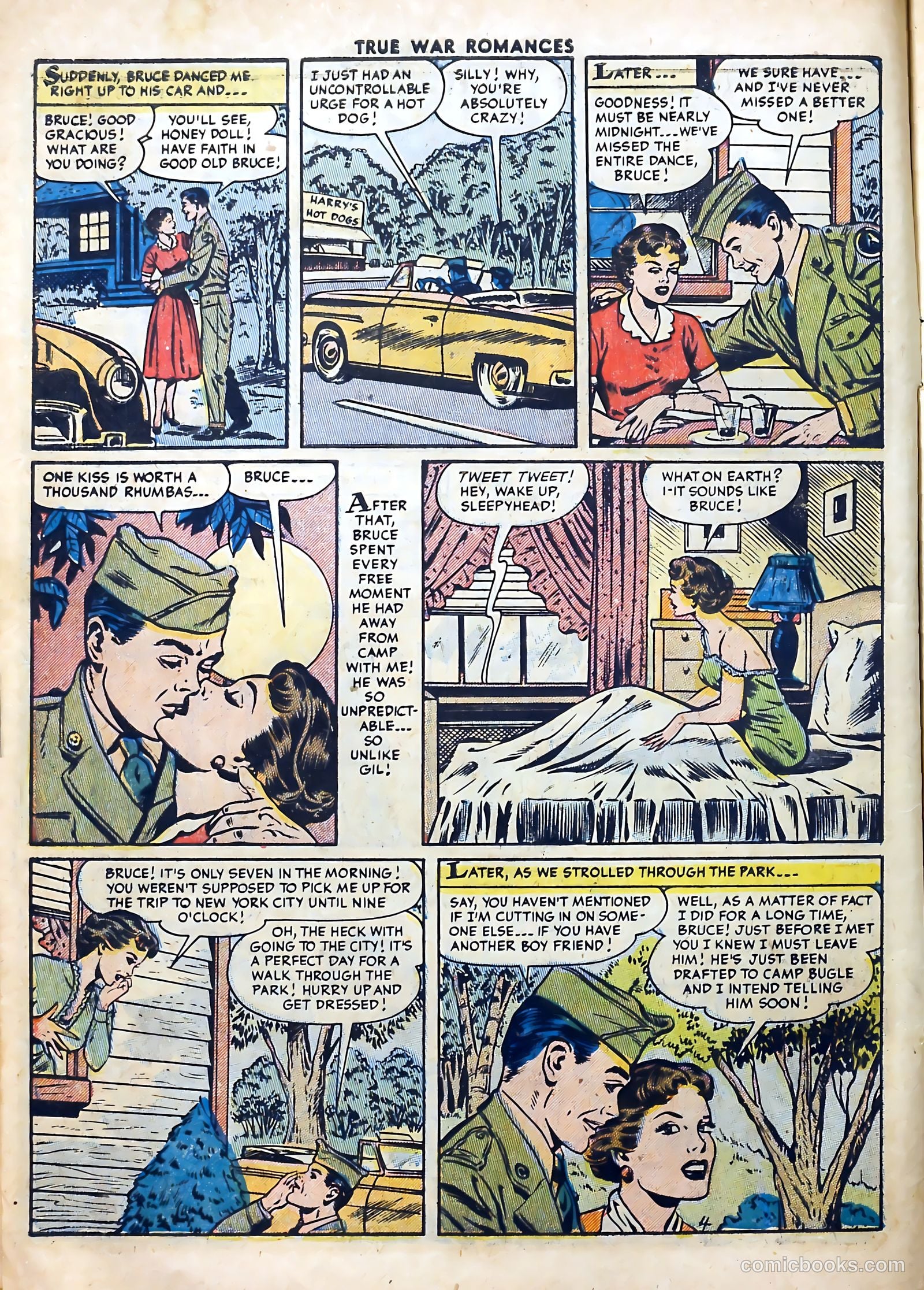 True War Romances #18 (1954) — page 6 of 36