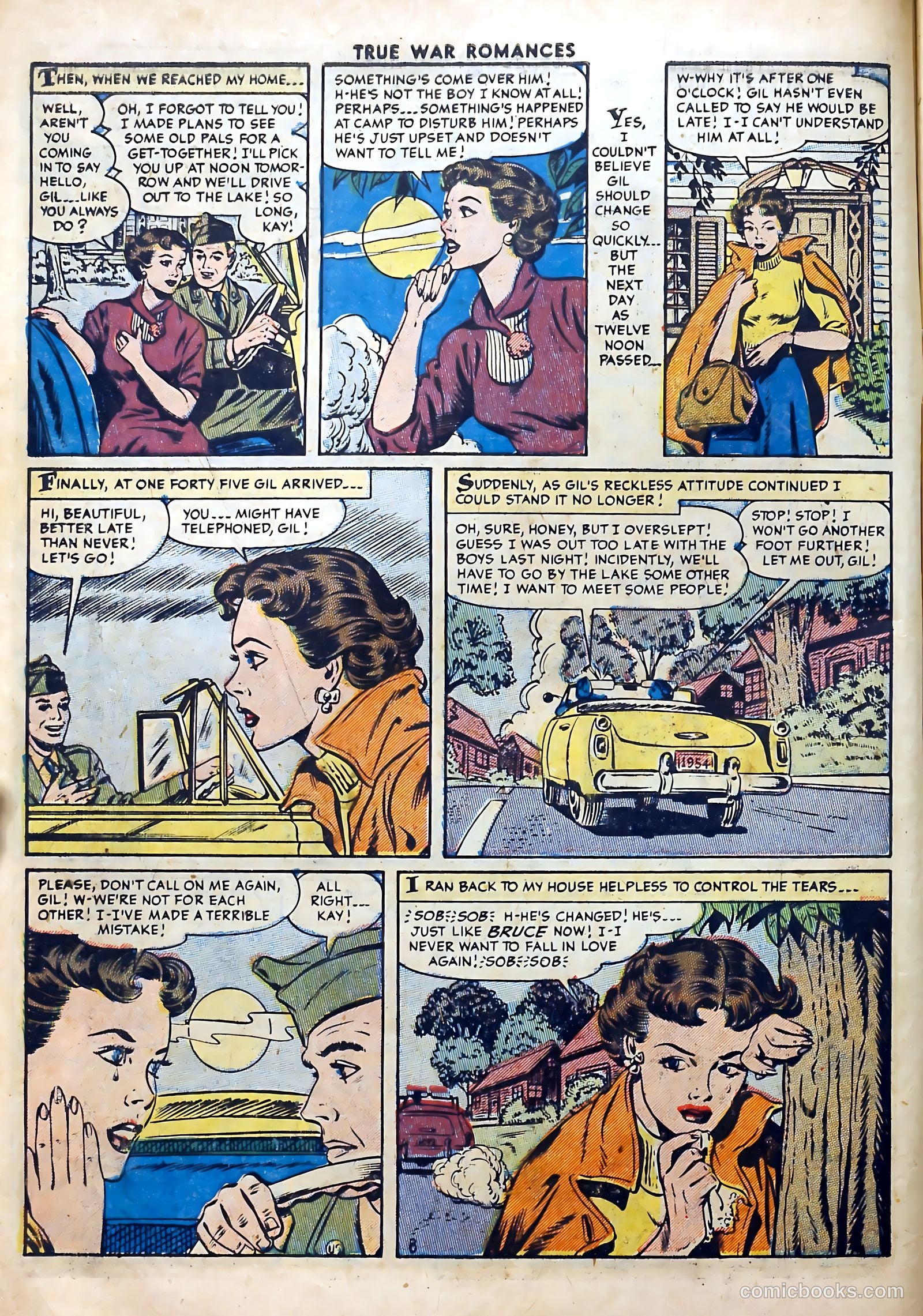True War Romances #18 (1954) — page 10 of 36