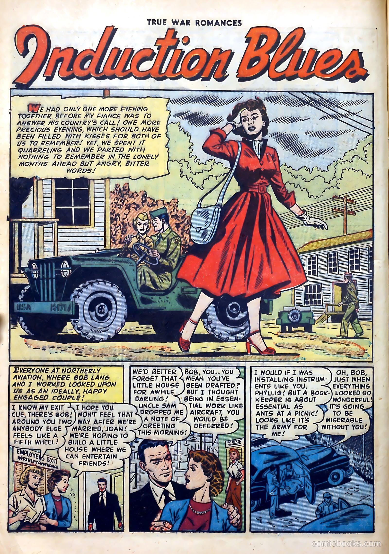 True War Romances #18 (1954) — page 12 of 36