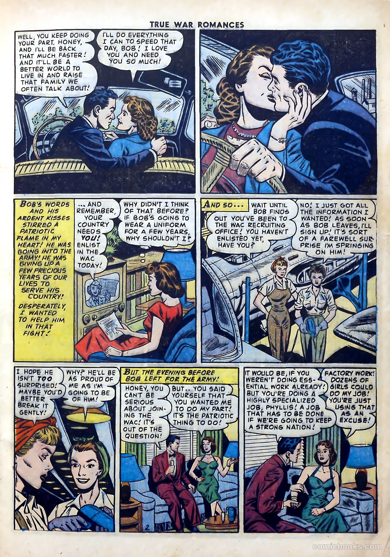 True War Romances #18 (1954) — page 13 of 36