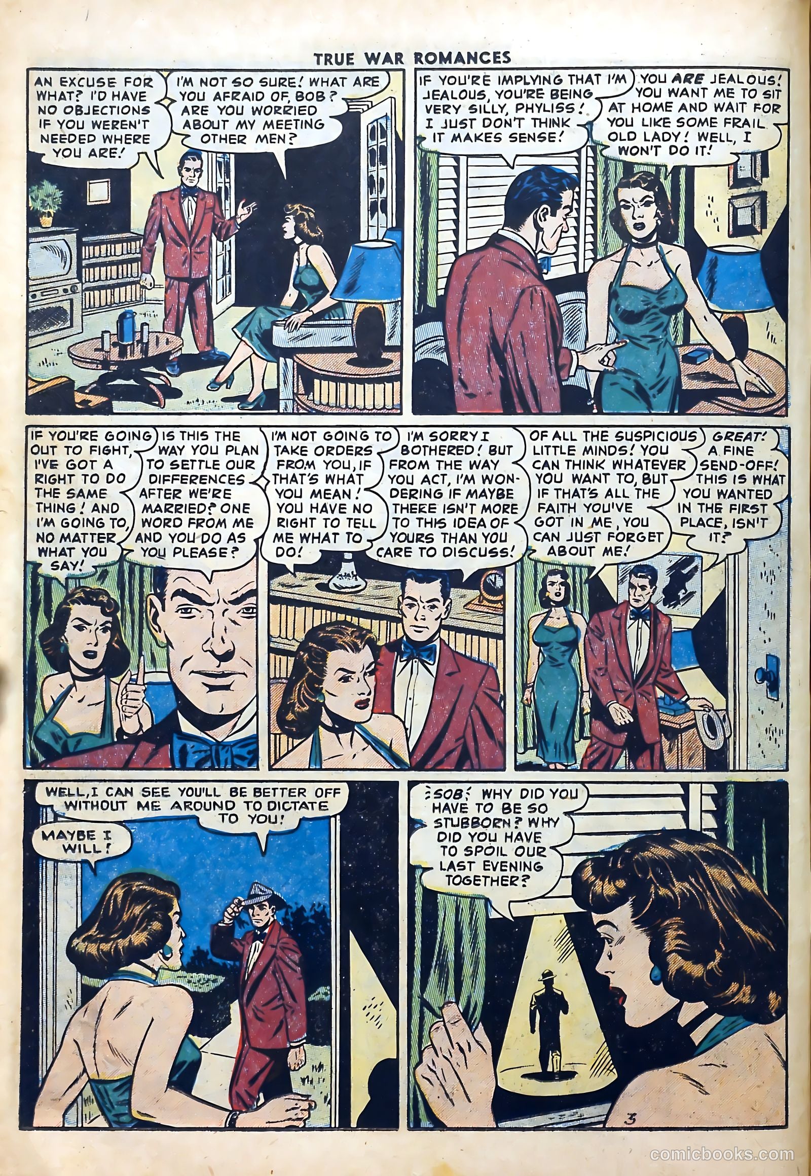 True War Romances #18 (1954) — page 14 of 36