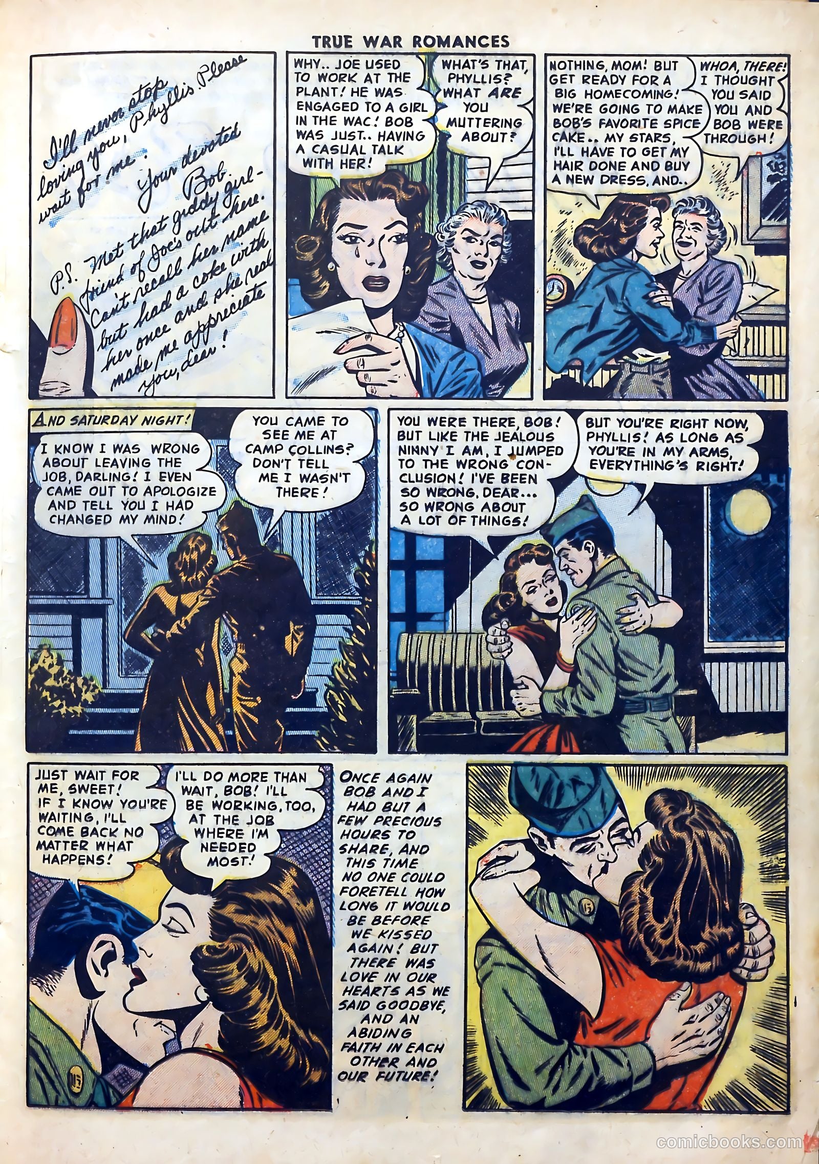 True War Romances #18 (1954) — page 17 of 36