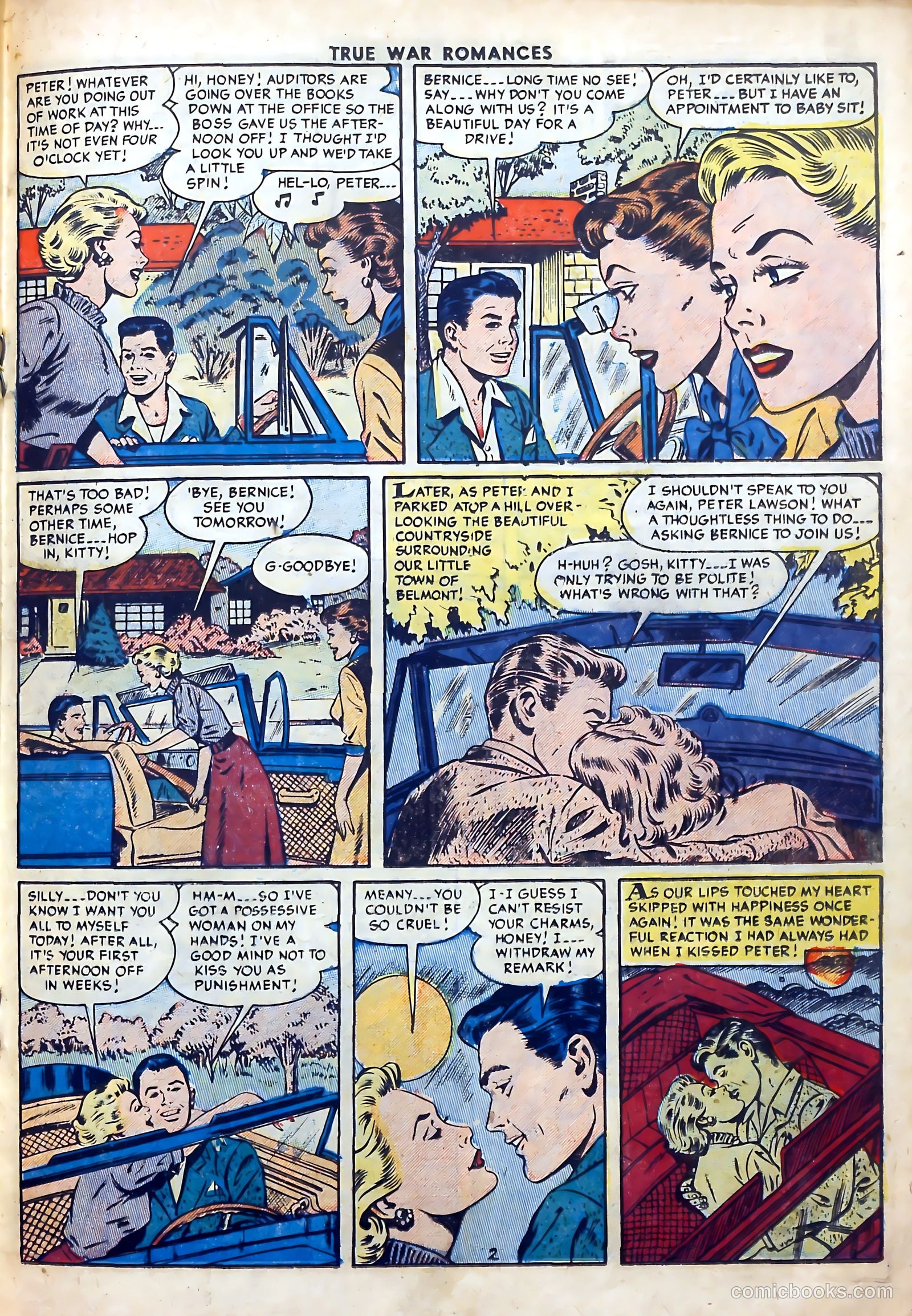 True War Romances #18 (1954) — page 19 of 36