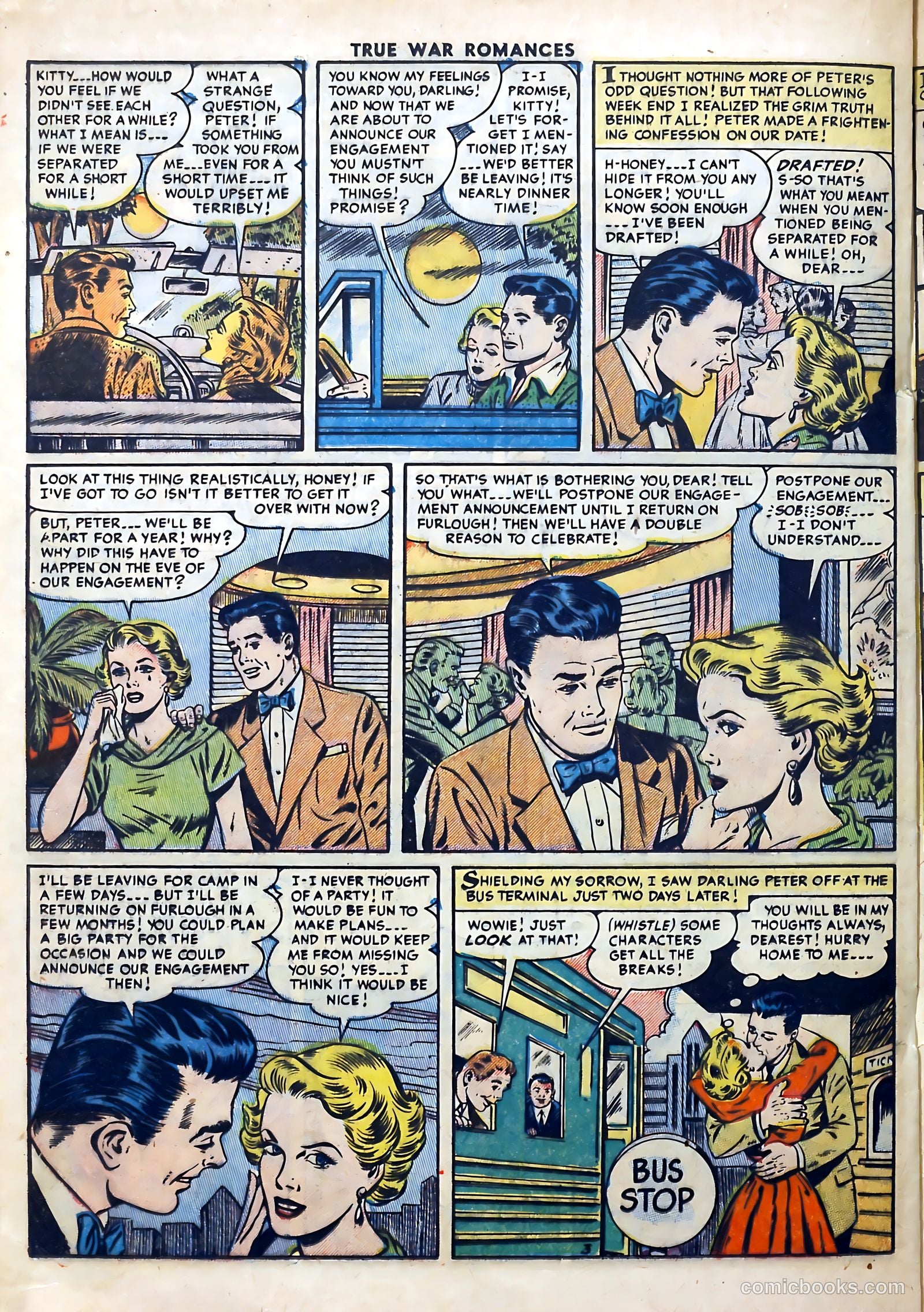 True War Romances #18 (1954) — page 20 of 36