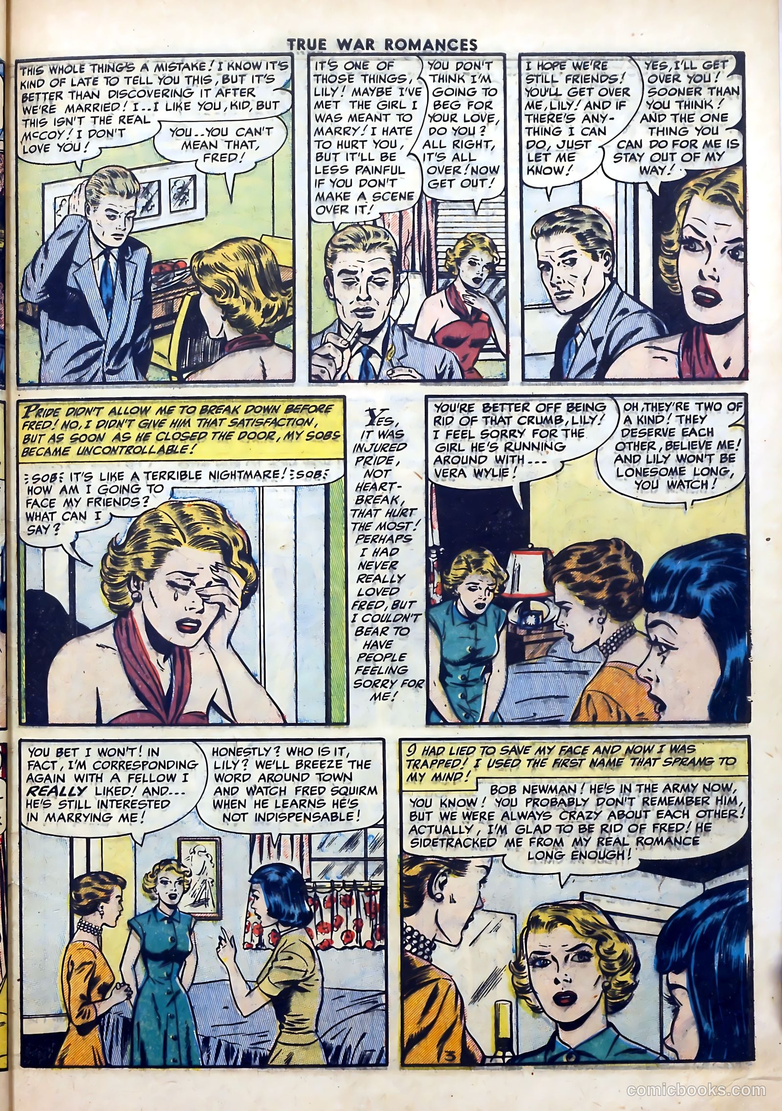 True War Romances #18 (1954) — page 29 of 36