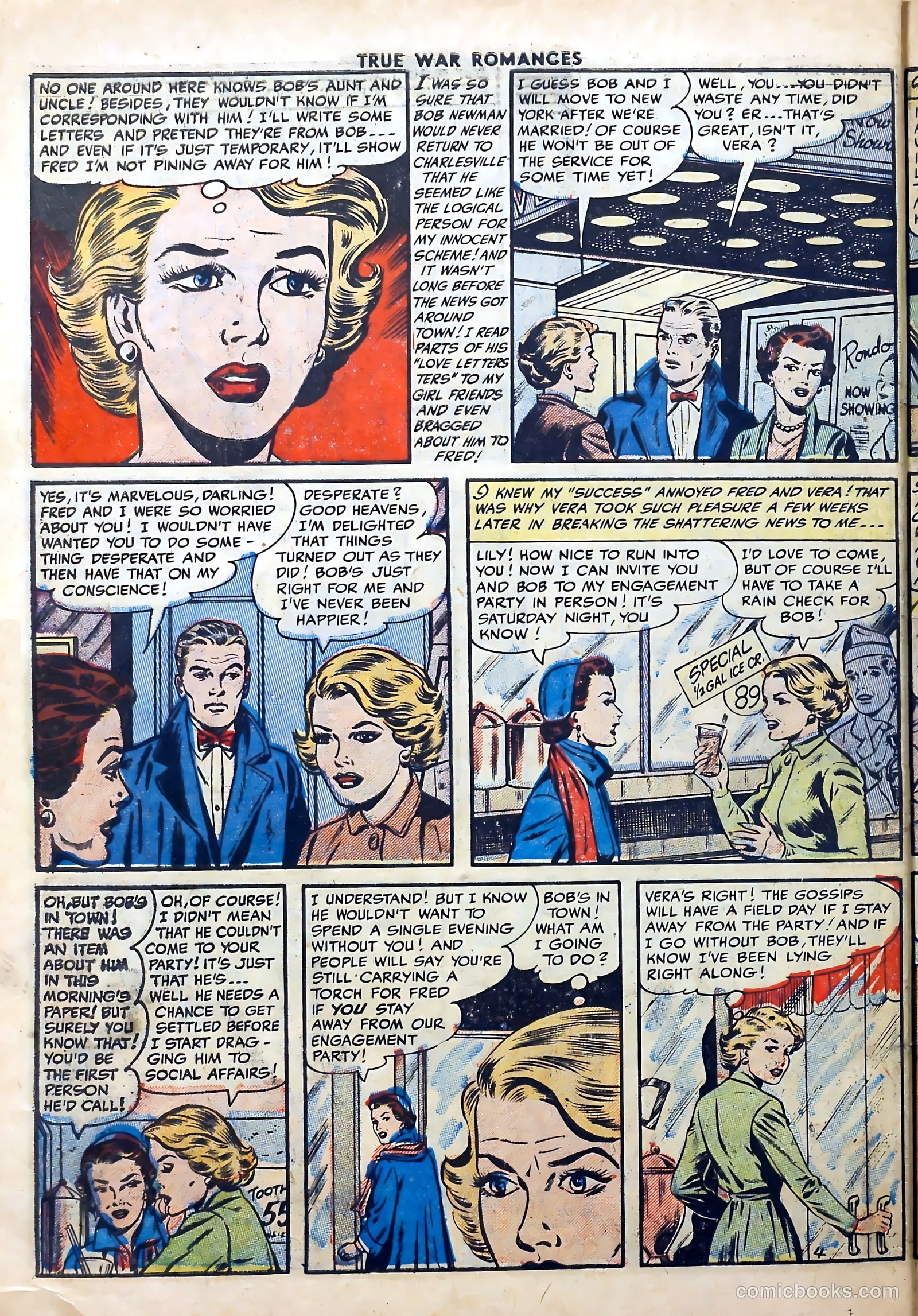 True War Romances #18 (1954) — page 30 of 36