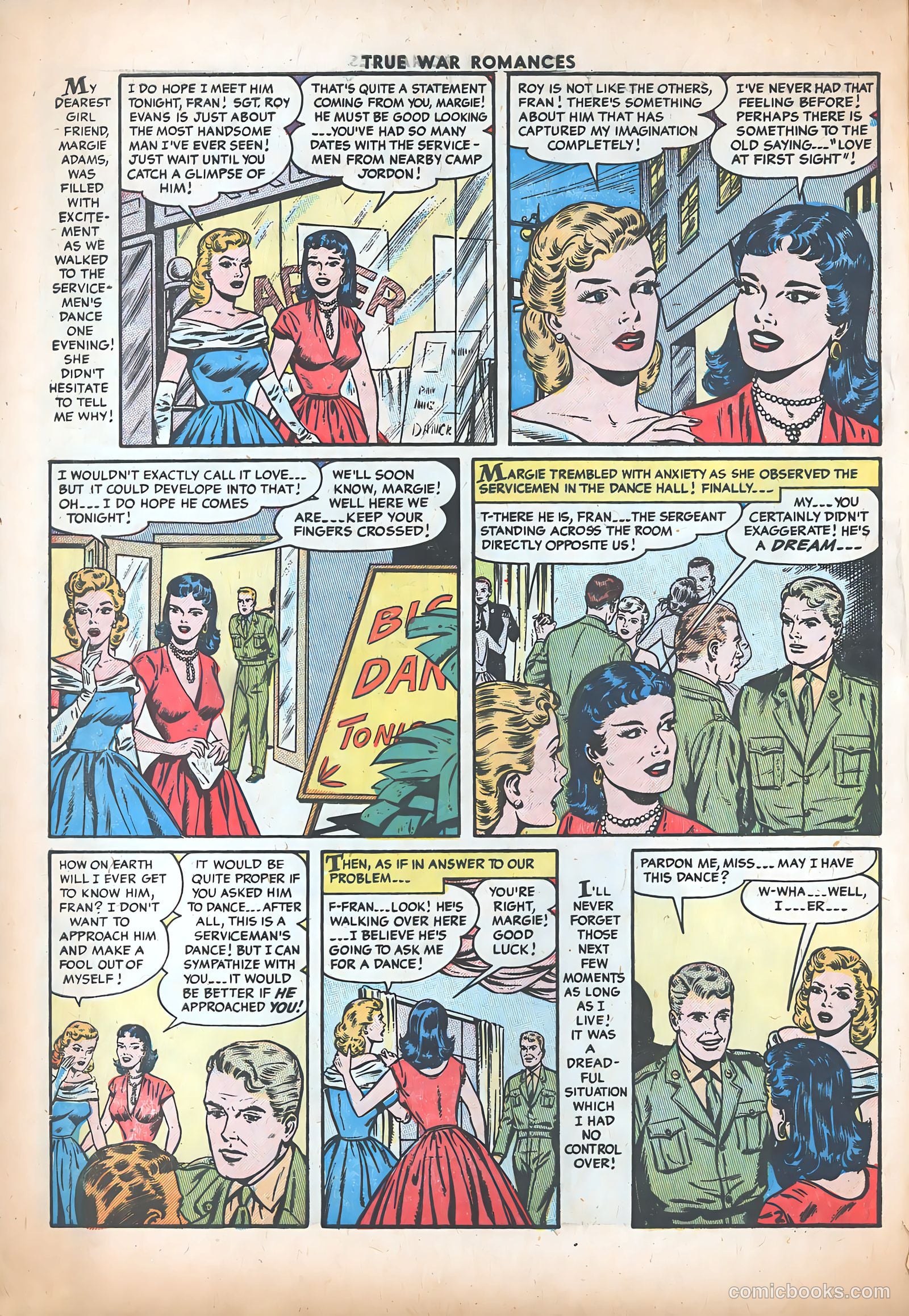 True War Romances #19 (1955) — page 4 of 37
