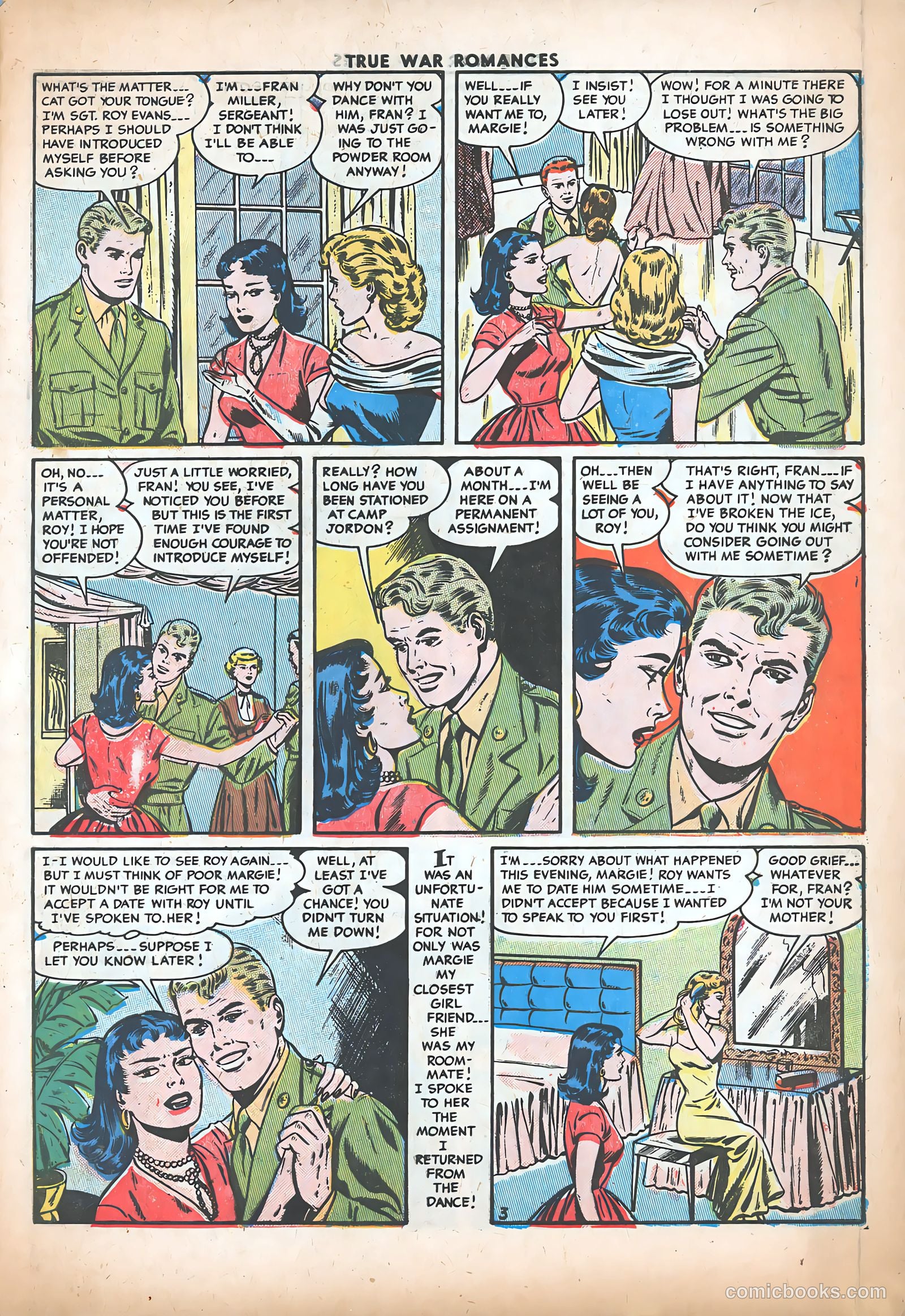True War Romances #19 (1955) — page 5 of 37