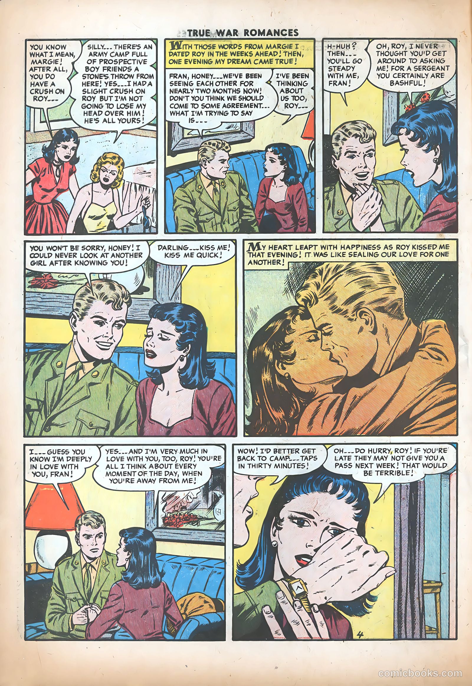 True War Romances #19 (1955) — page 6 of 37