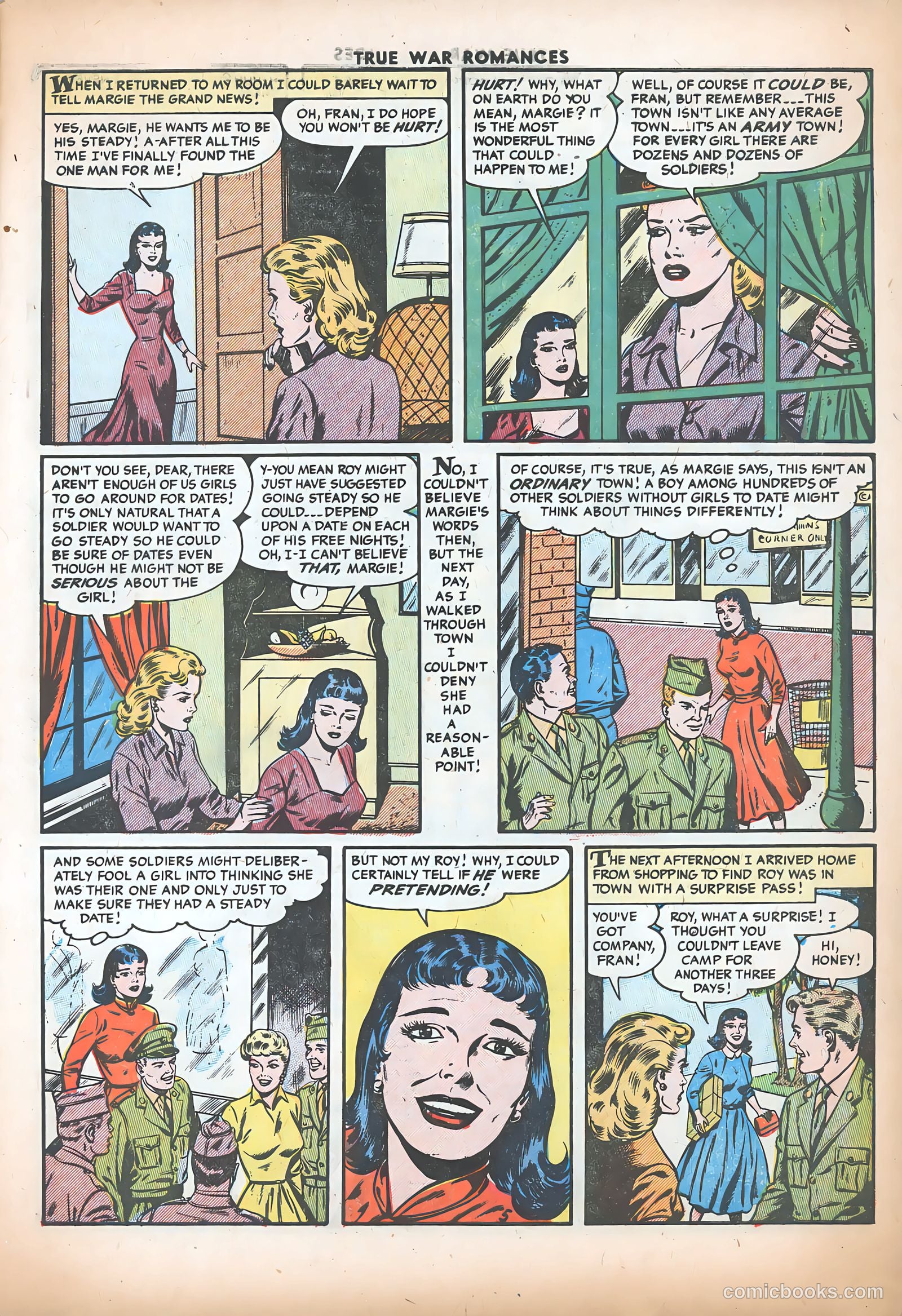 True War Romances #19 (1955) — page 7 of 37