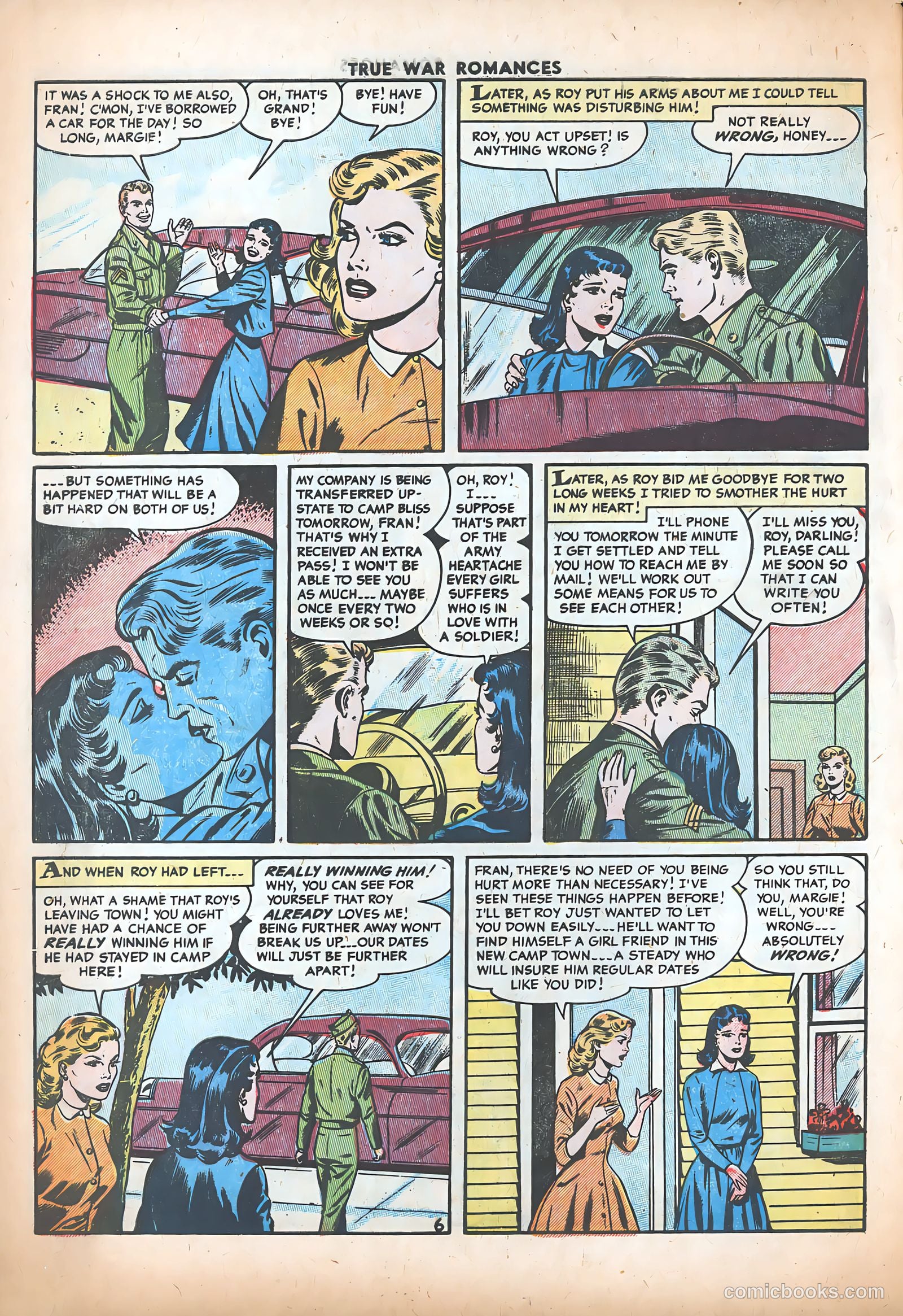True War Romances #19 (1955) — page 8 of 37
