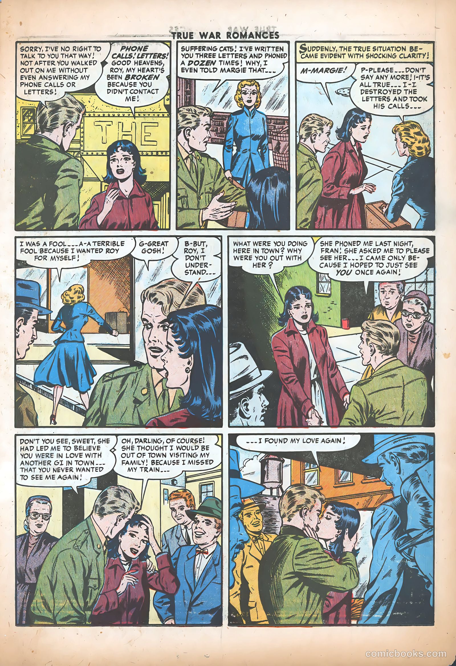 True War Romances #19 (1955) — page 11 of 37