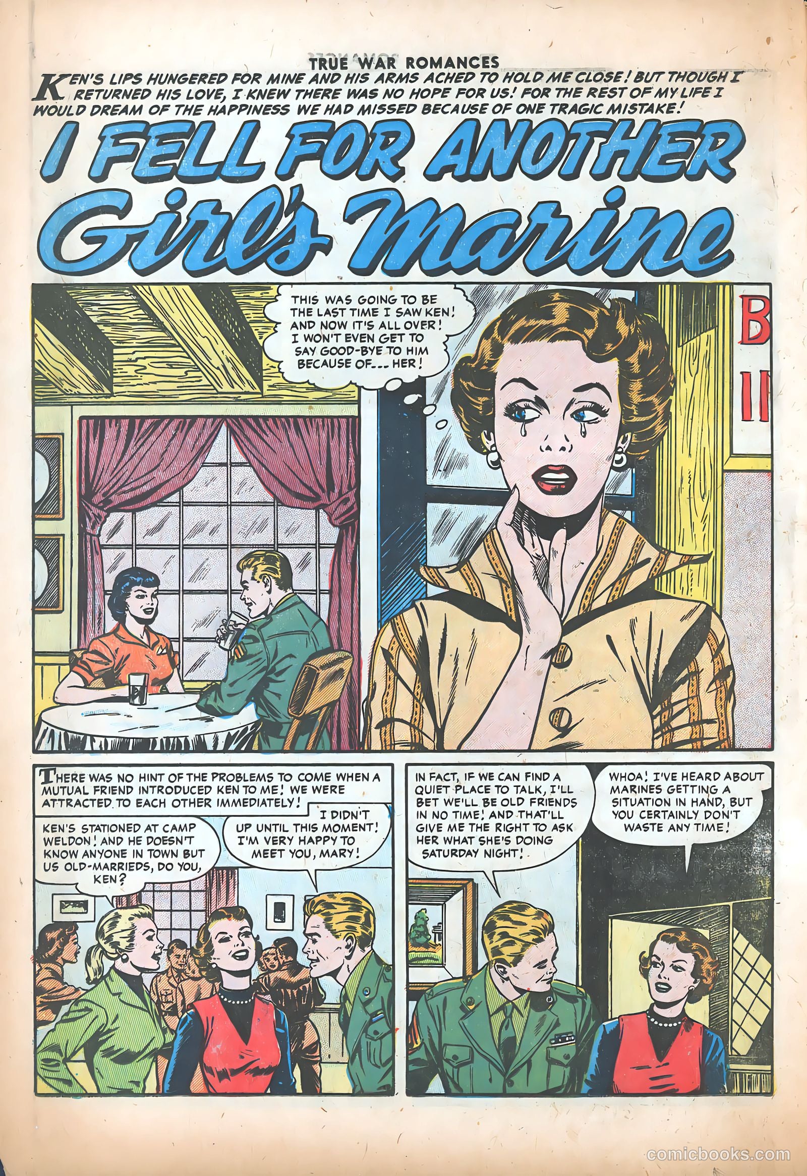 True War Romances #19 (1955) — page 12 of 37
