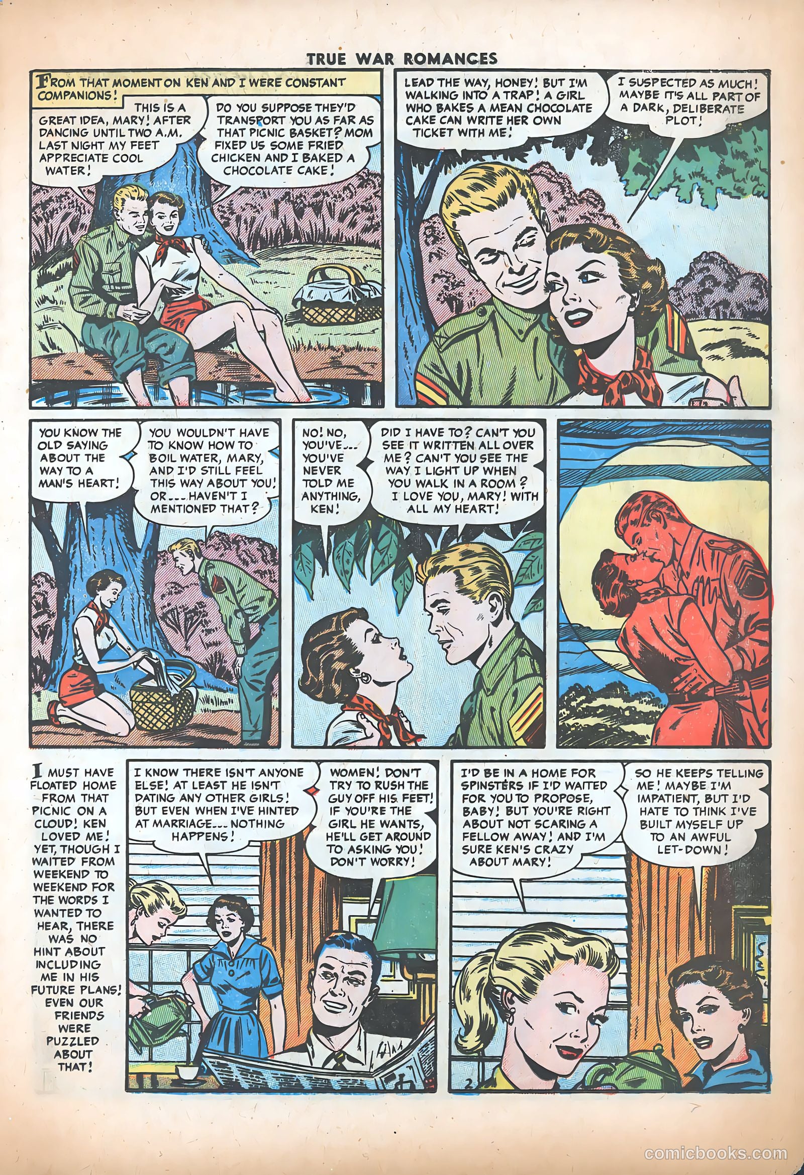 True War Romances #19 (1955) — page 13 of 37