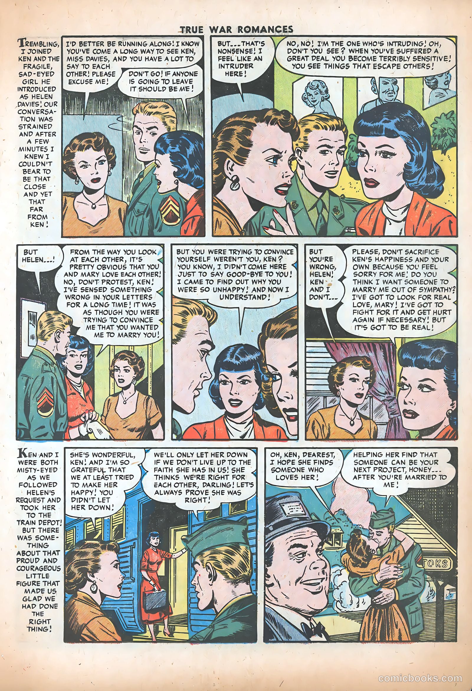 True War Romances #19 (1955) — page 17 of 37