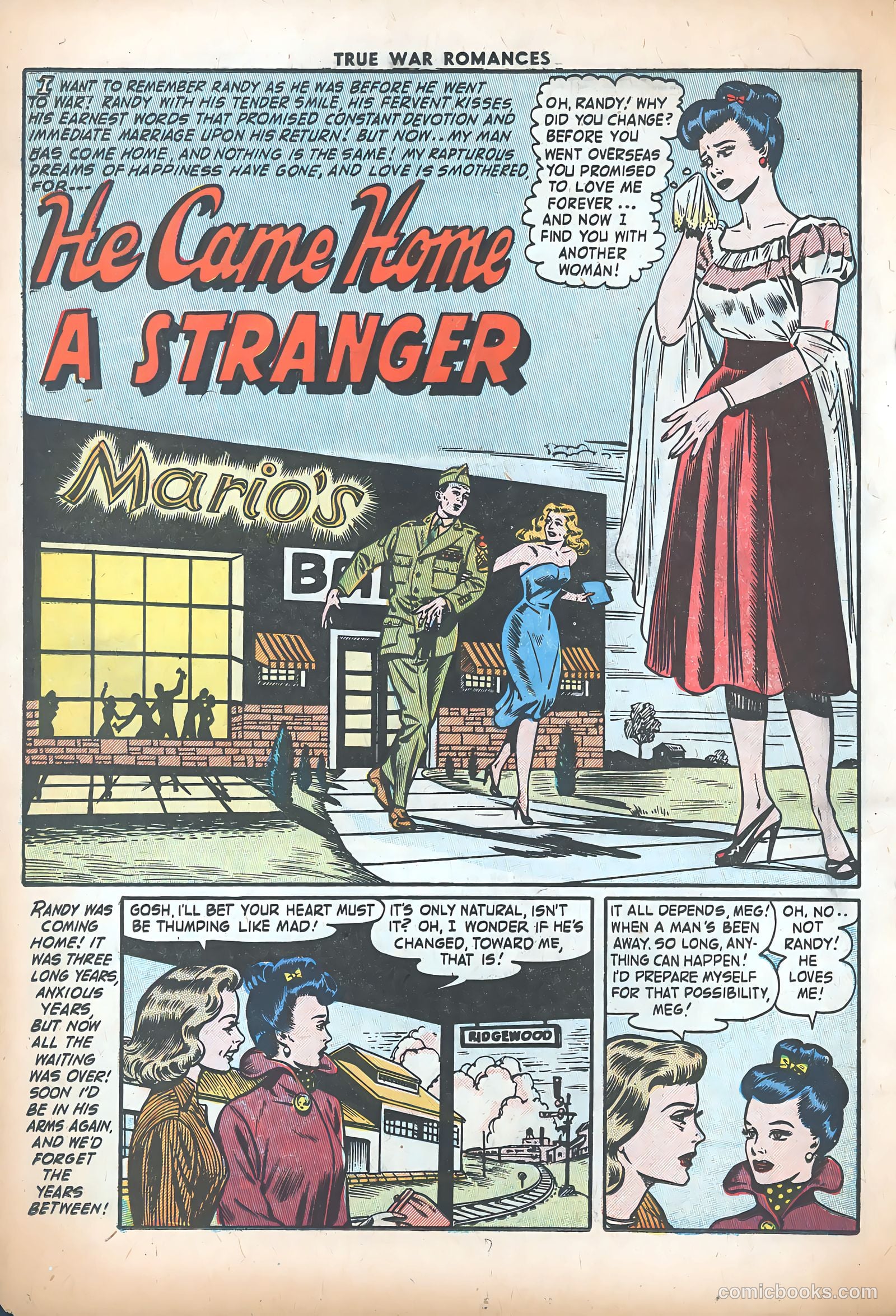 True War Romances #19 (1955) — page 18 of 37