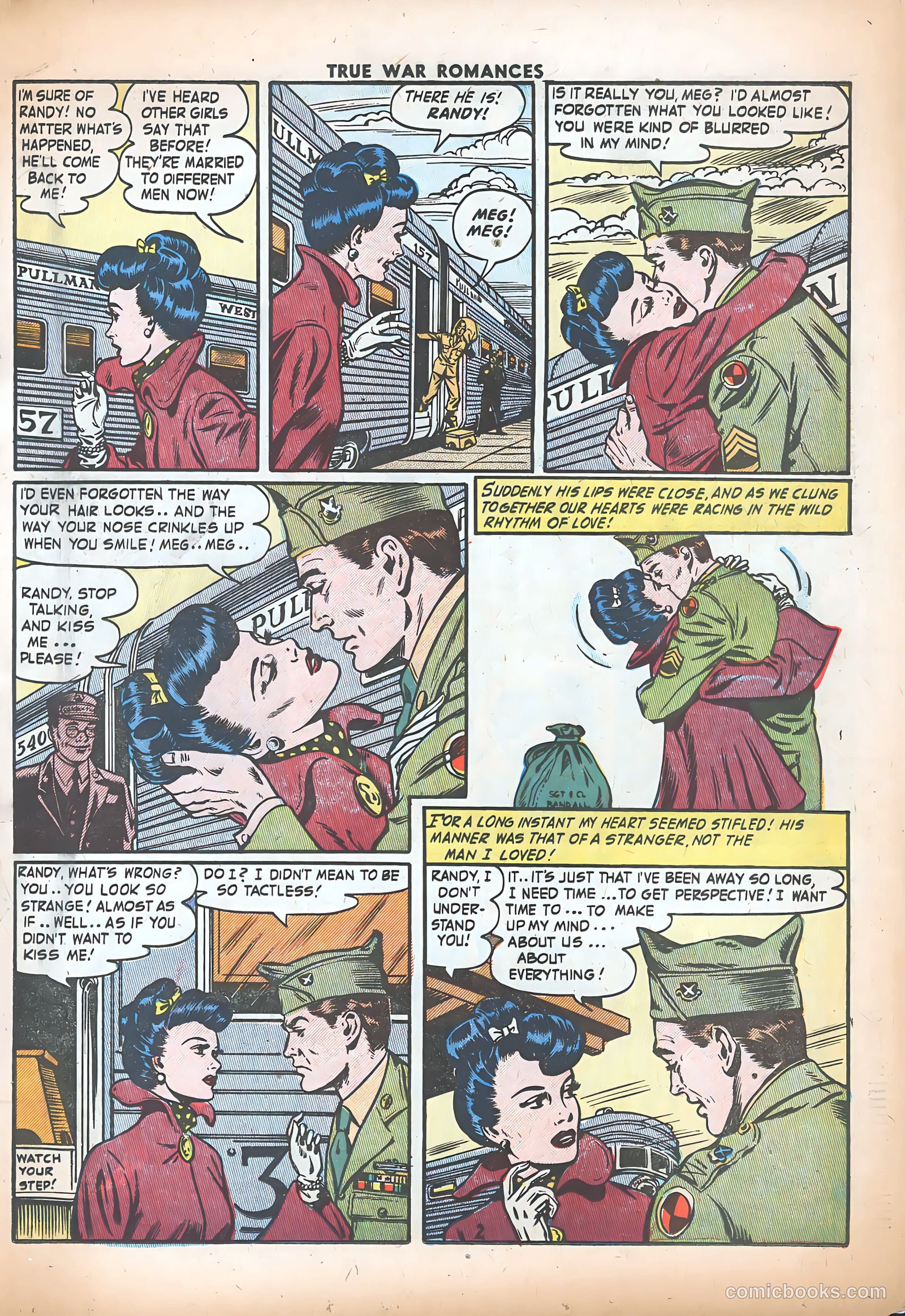 True War Romances #19 (1955) — page 19 of 37