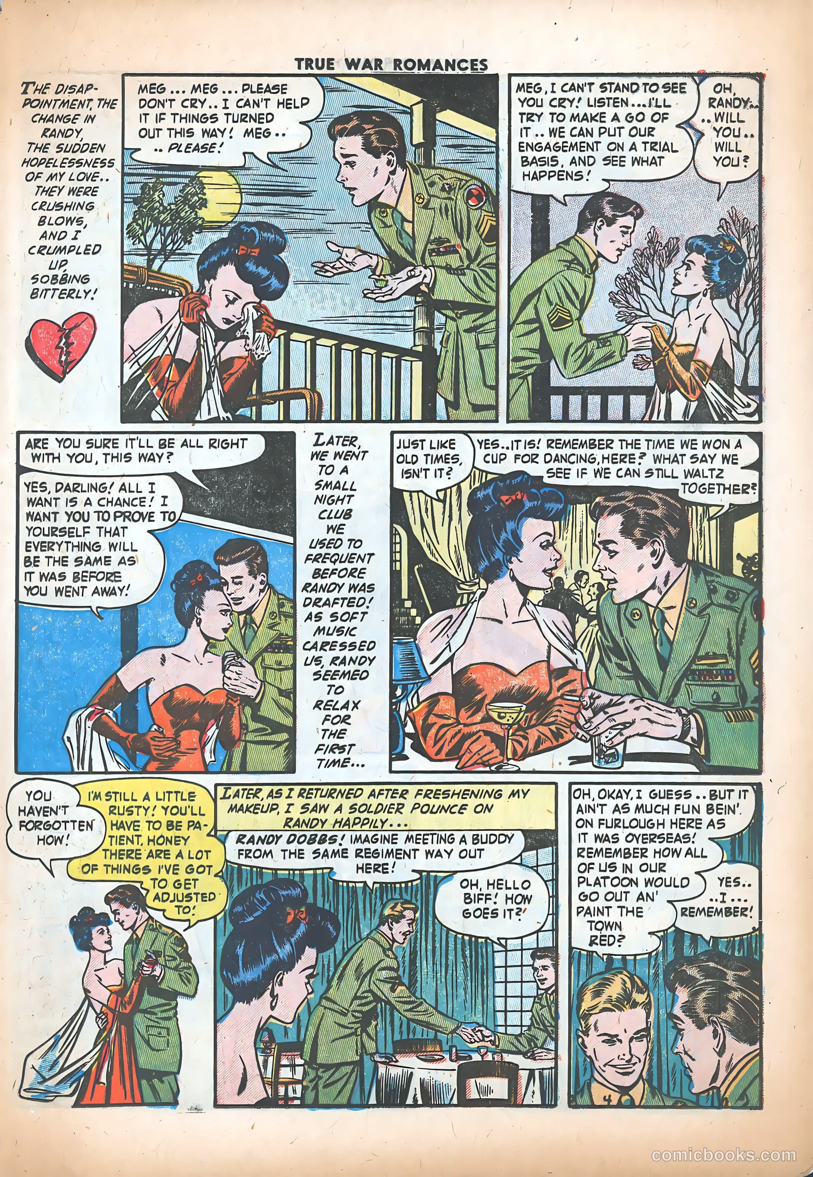True War Romances #19 (1955) — page 21 of 37