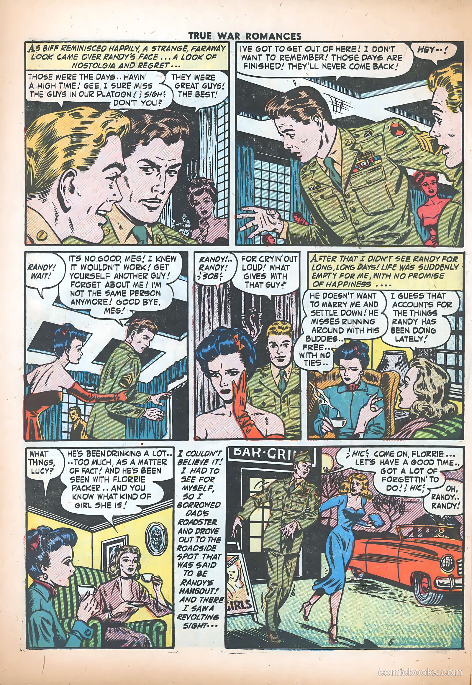 True War Romances #19 (1955) — page 22 of 37