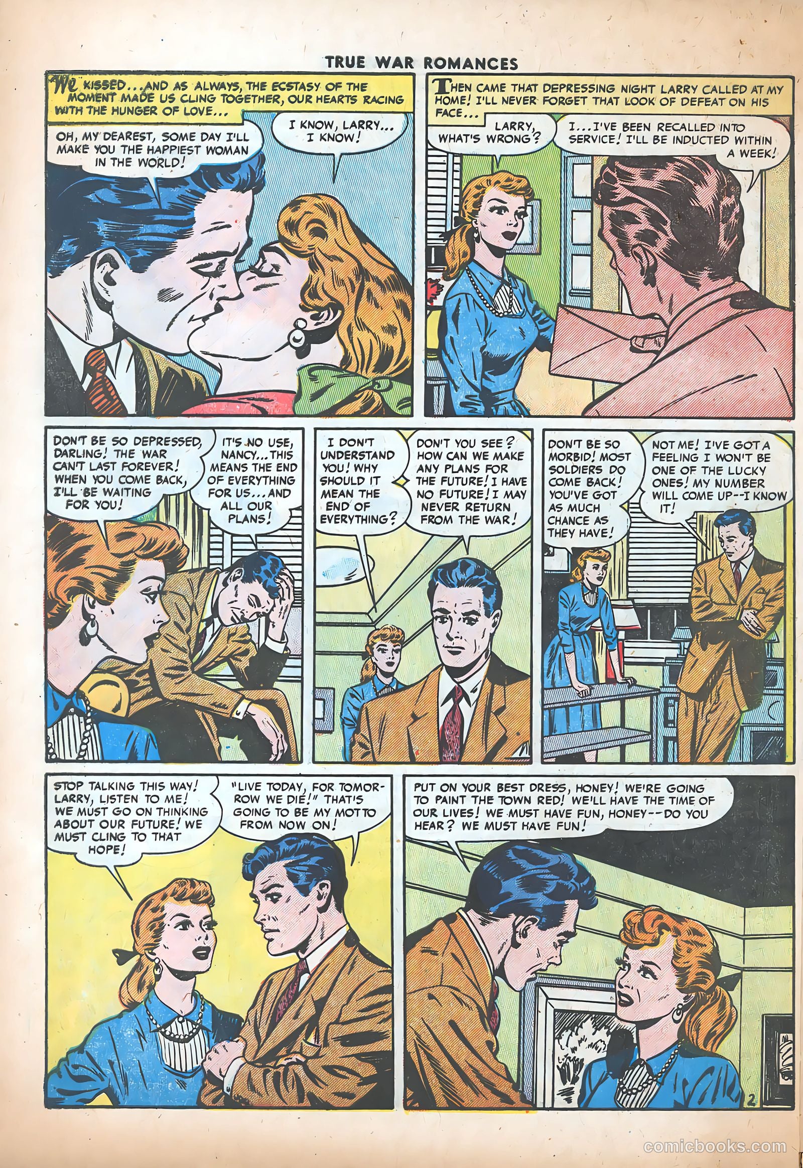 True War Romances #19 (1955) — page 28 of 37