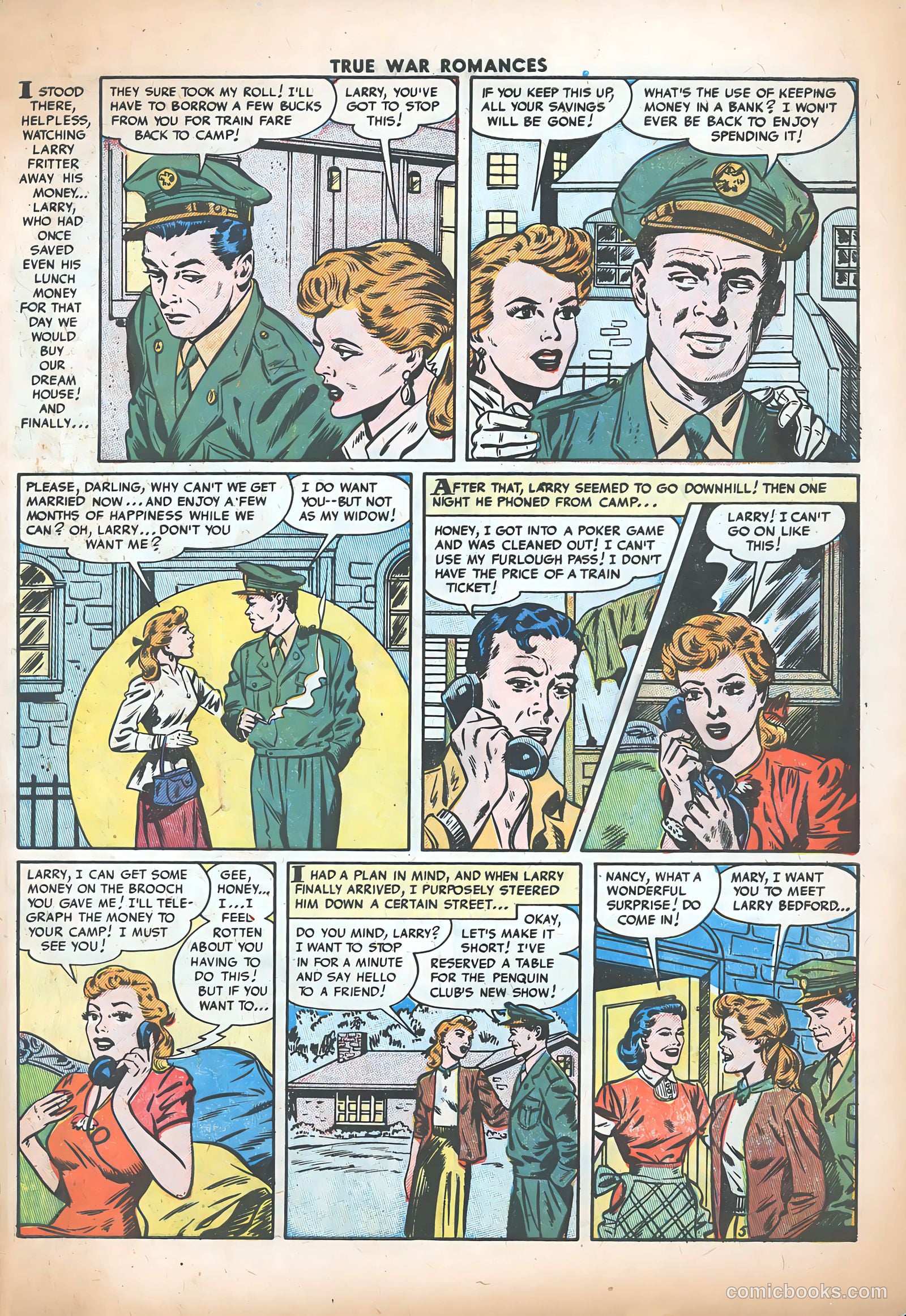 True War Romances #19 (1955) — page 31 of 37