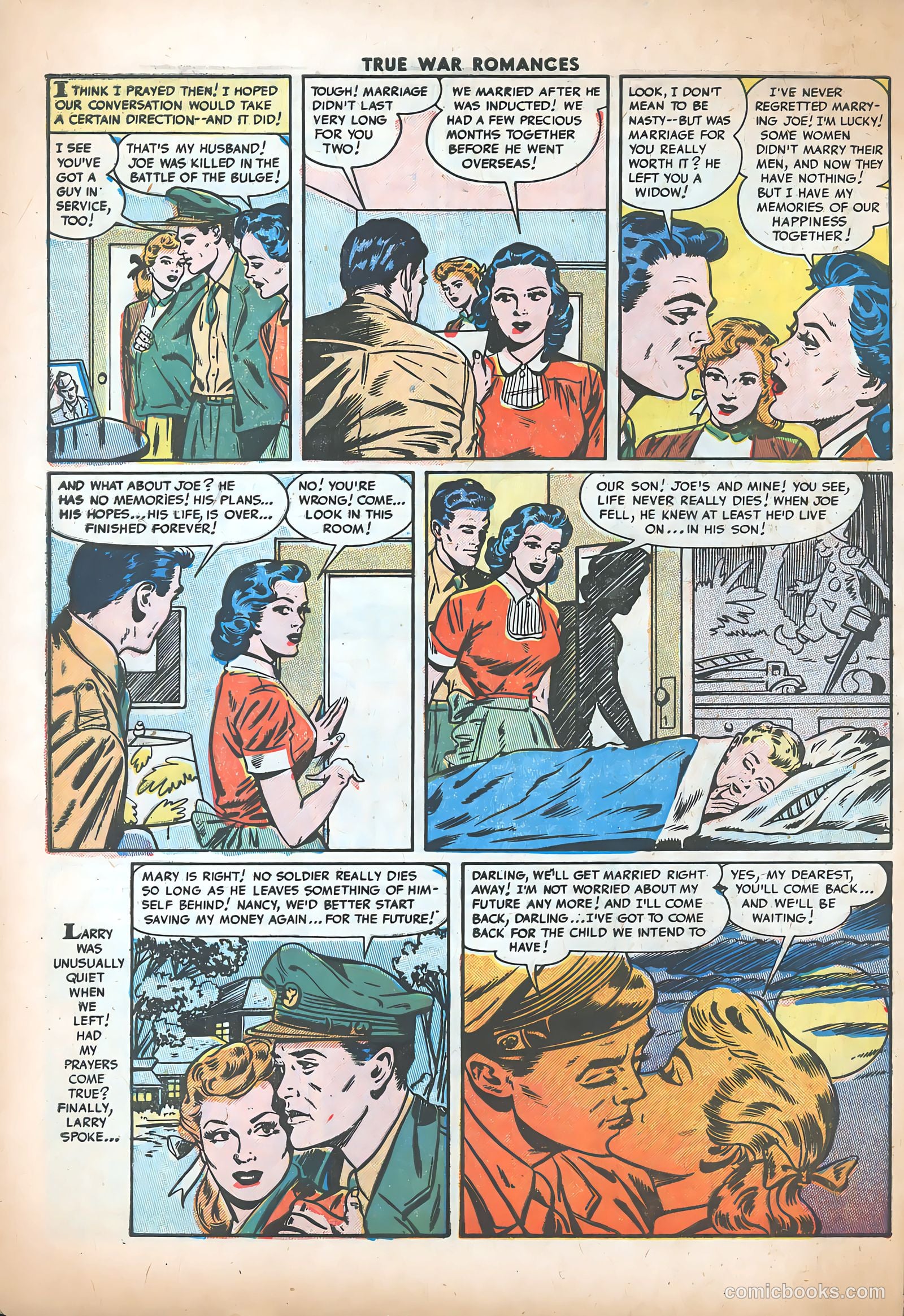 True War Romances #19 (1955) — page 32 of 37