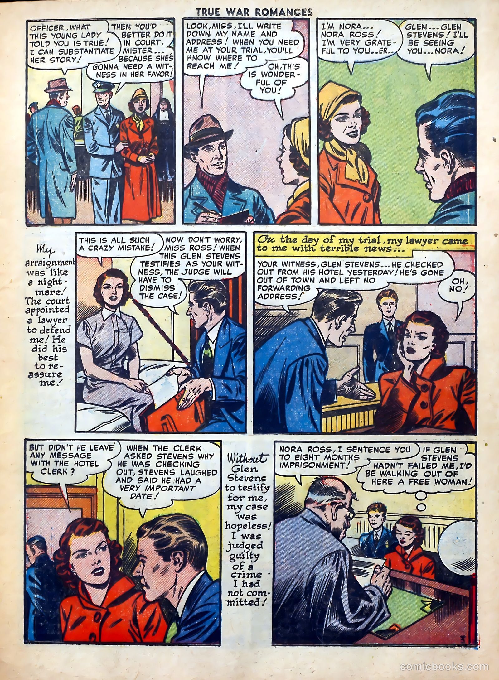 True War Romances #2 (1952) — page 5 of 36