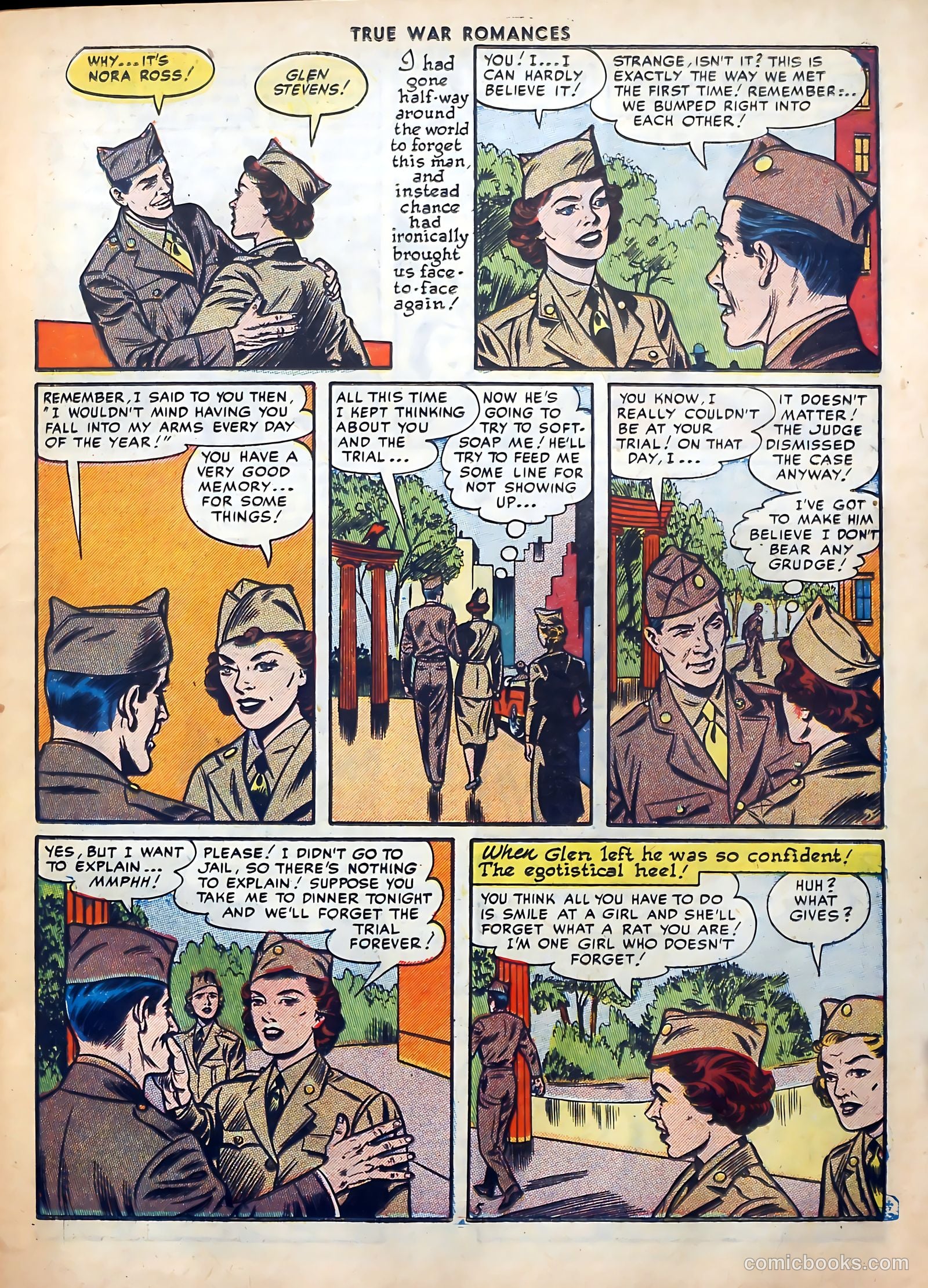 True War Romances #2 (1952) — page 7 of 36