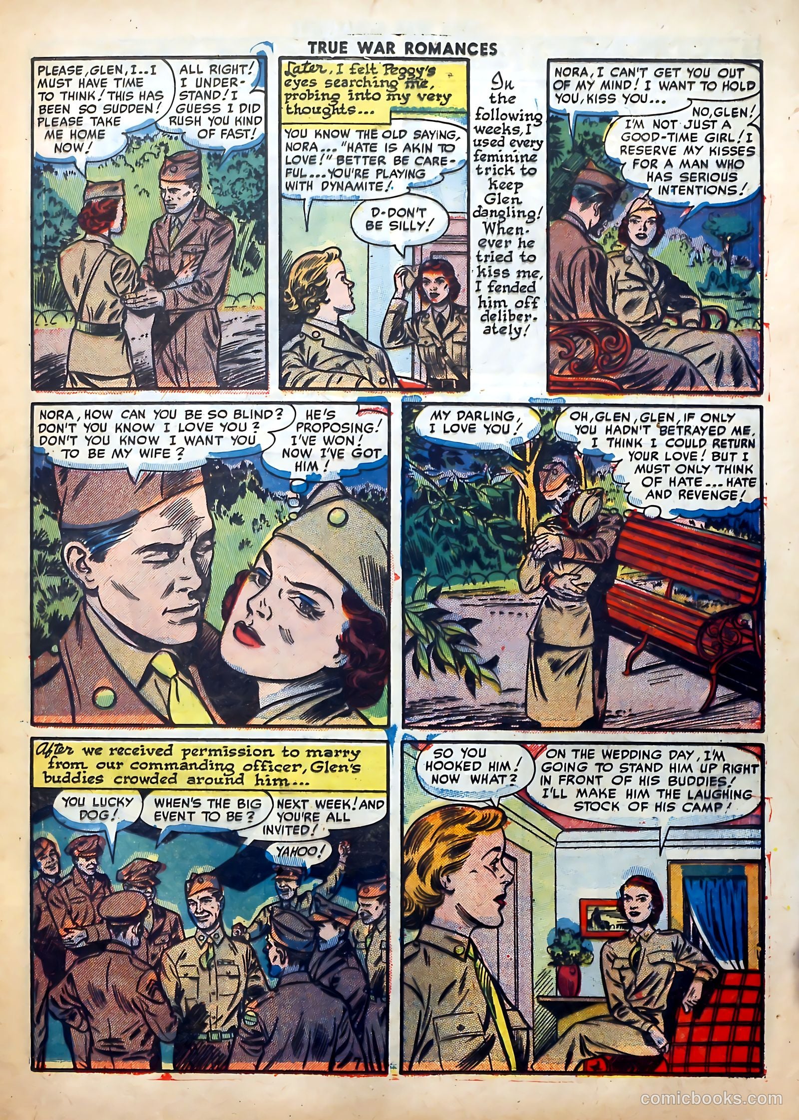 True War Romances #2 (1952) — page 9 of 36