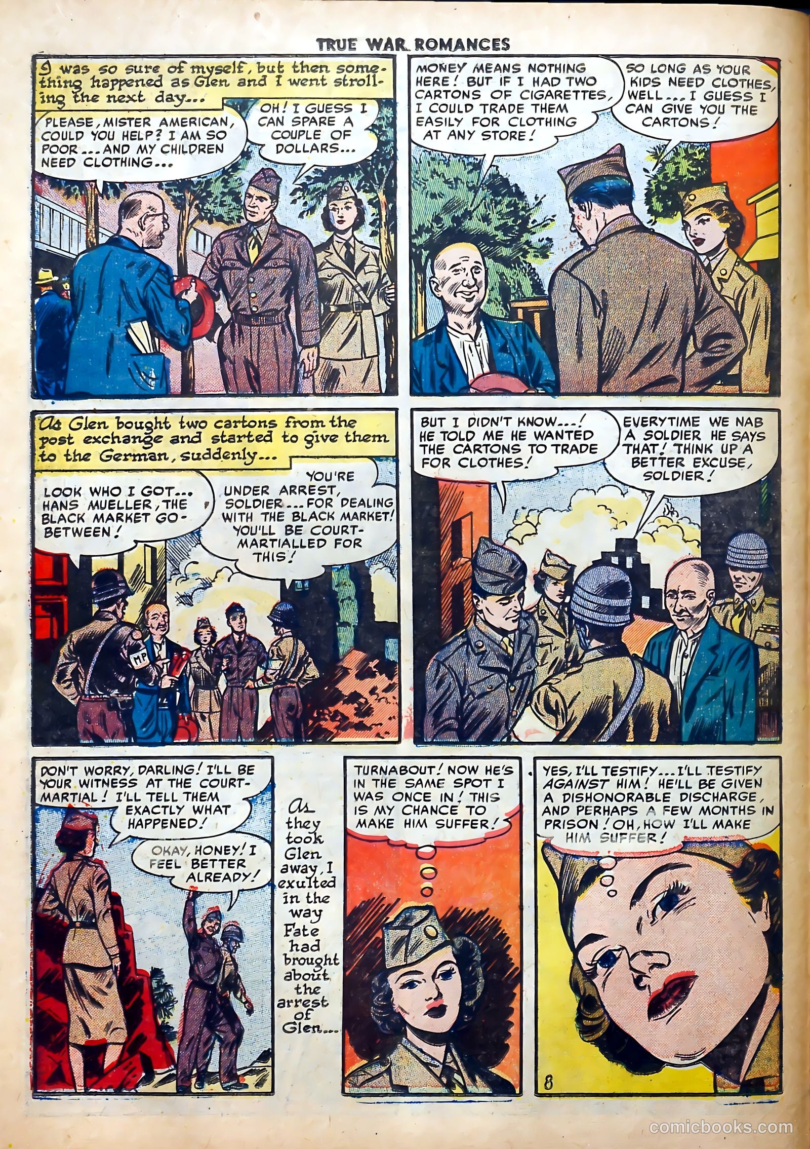 True War Romances #2 (1952) — page 10 of 36