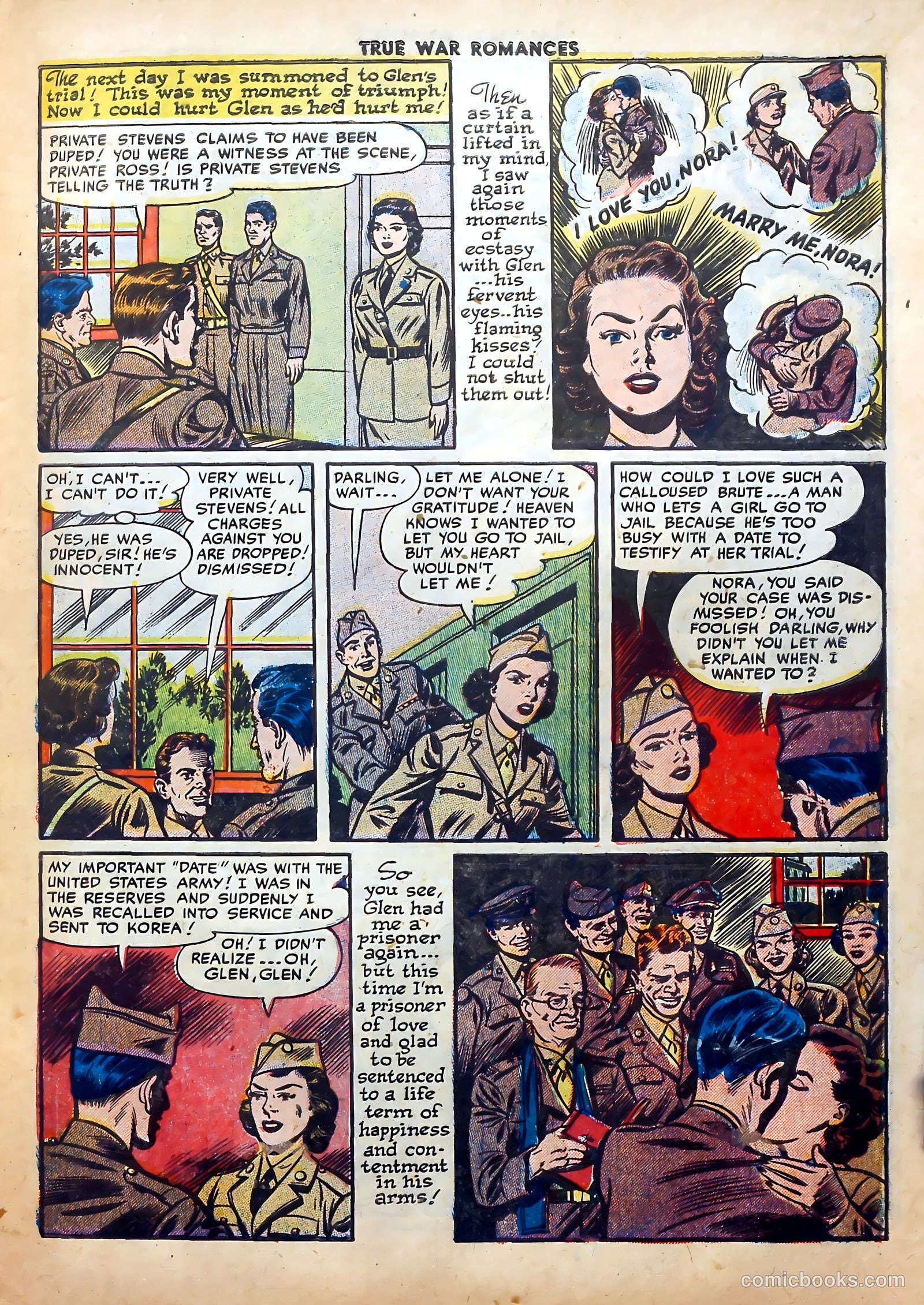 True War Romances #2 (1952) — page 11 of 36