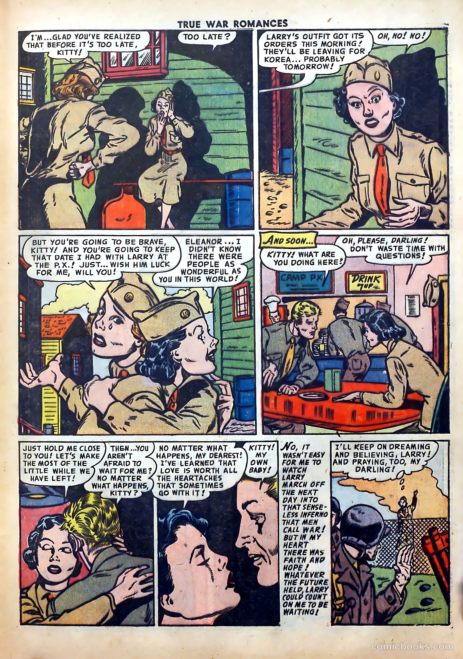True War Romances #2 (1952) — page 17 of 36