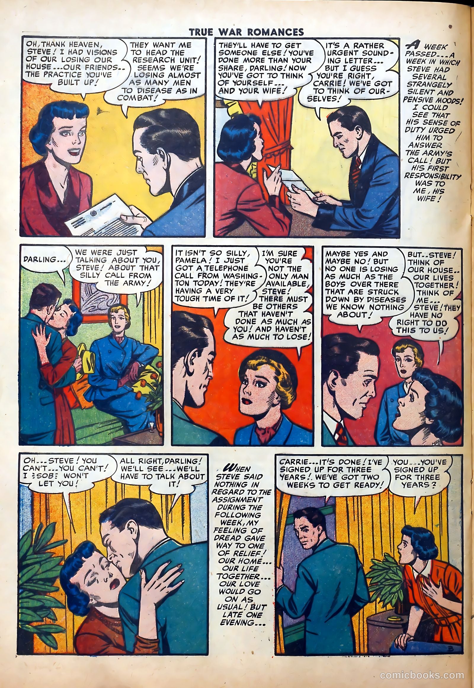 True War Romances #2 (1952) — page 20 of 36