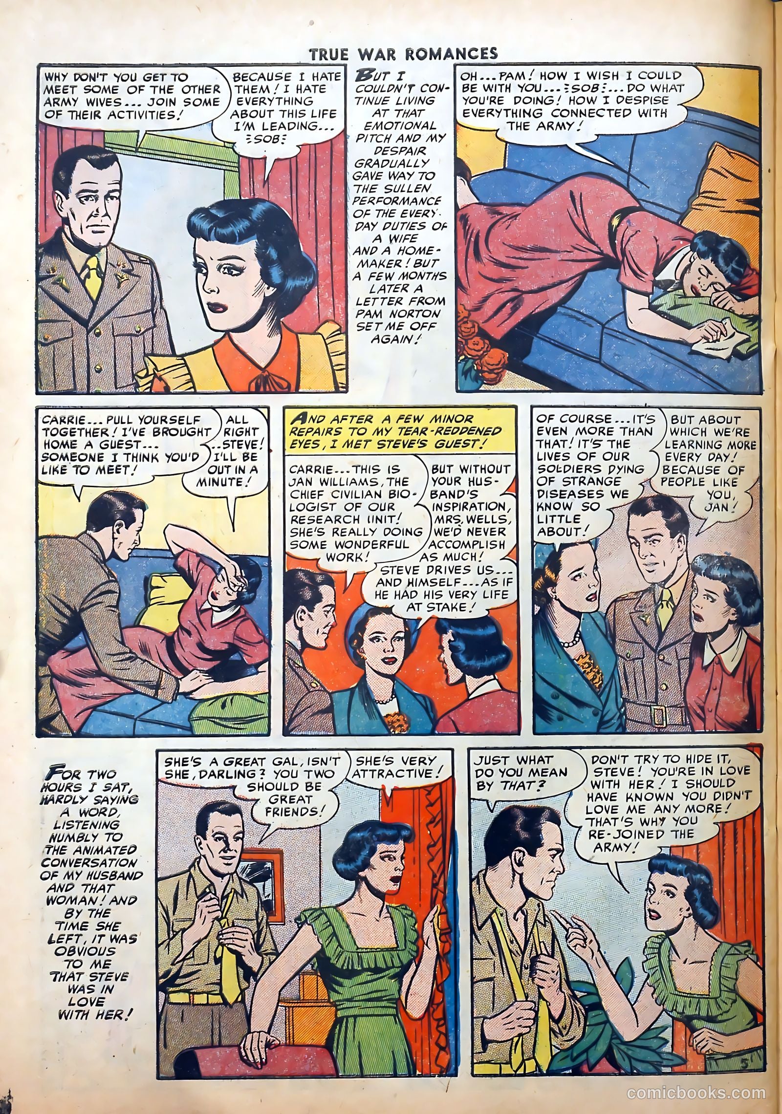 True War Romances #2 (1952) — page 22 of 36