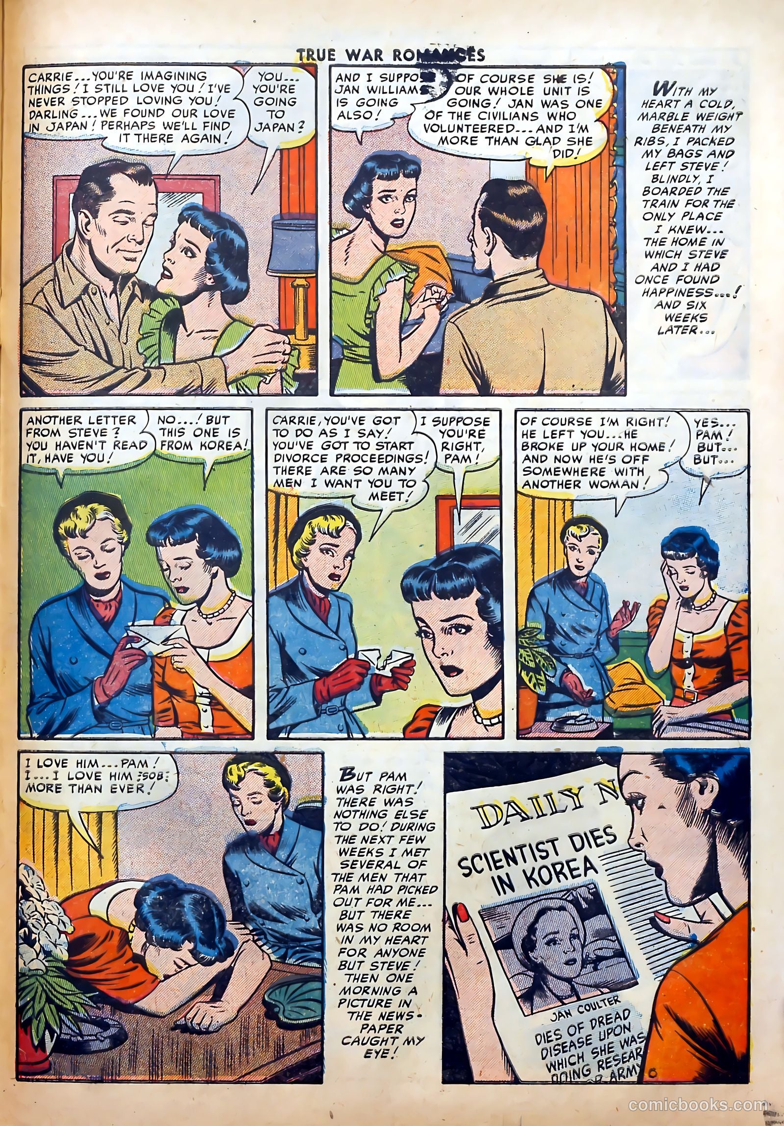 True War Romances #2 (1952) — page 23 of 36