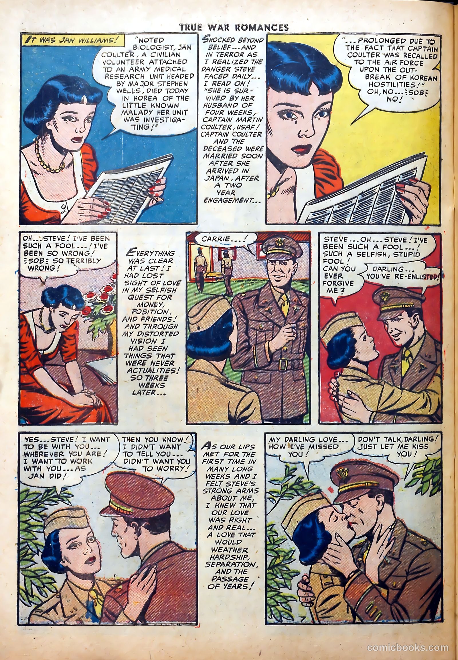 True War Romances #2 (1952) — page 24 of 36