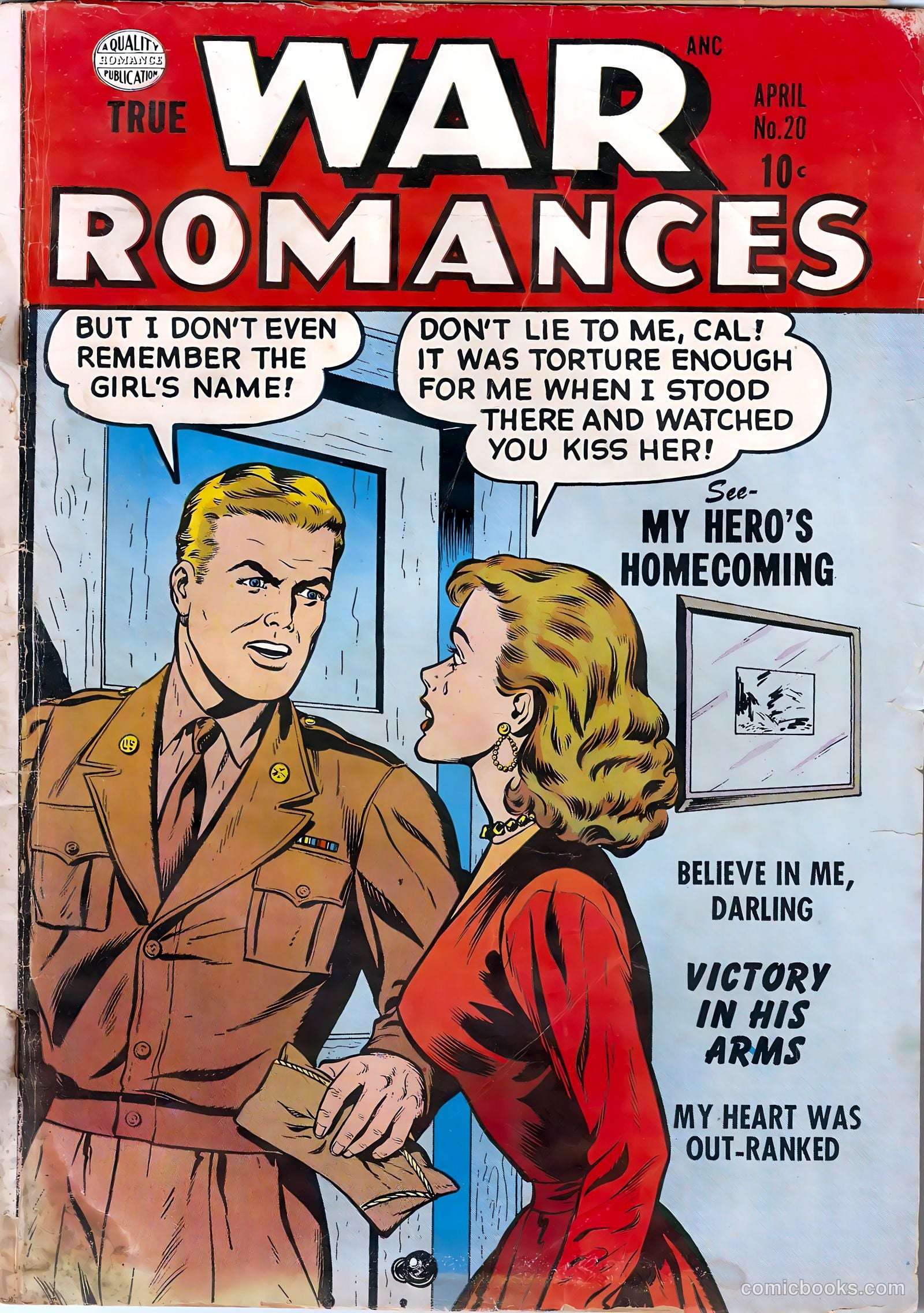 True War Romances #20 (1955) — page 1 of 37