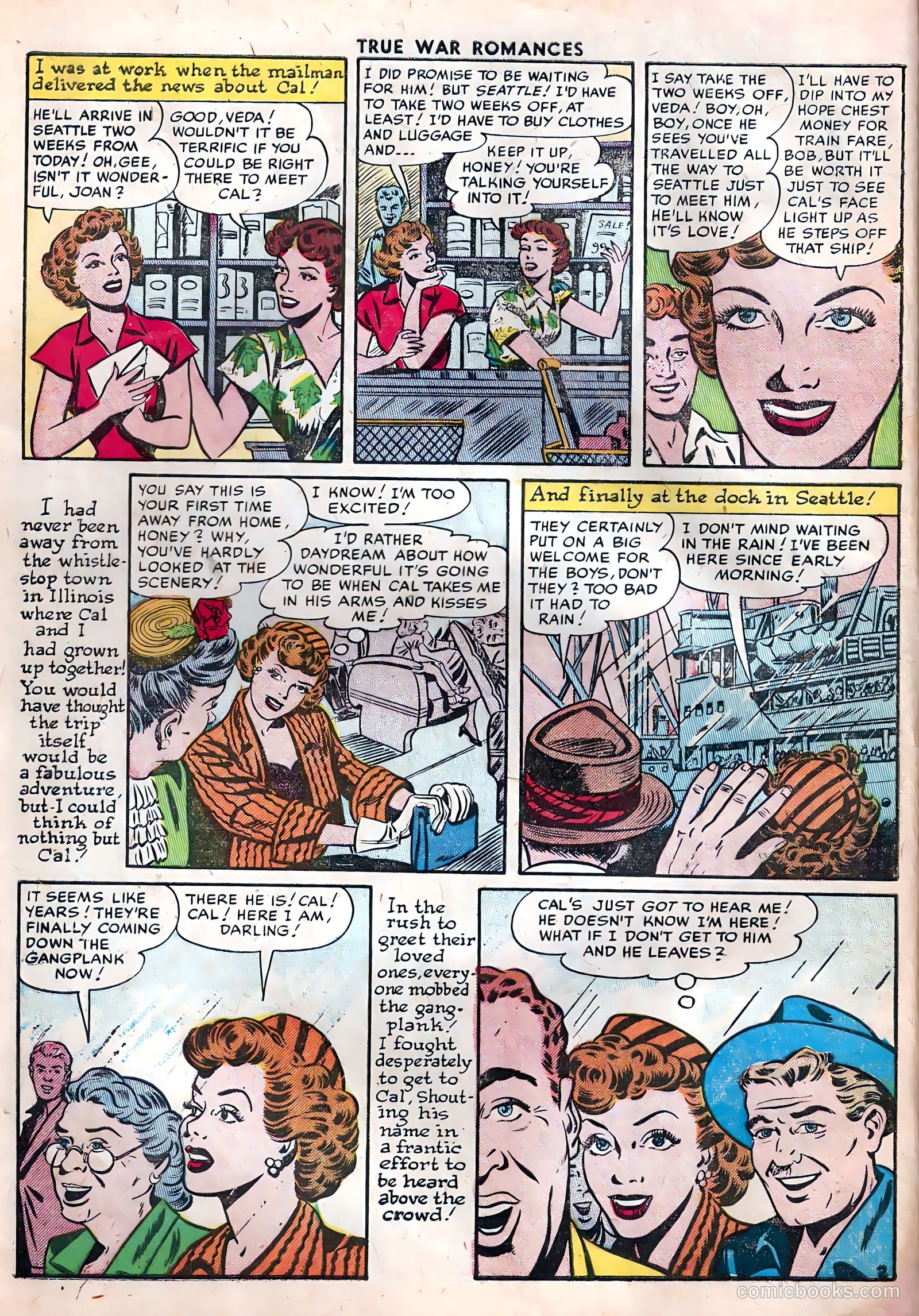 True War Romances #20 (1955) — page 4 of 37