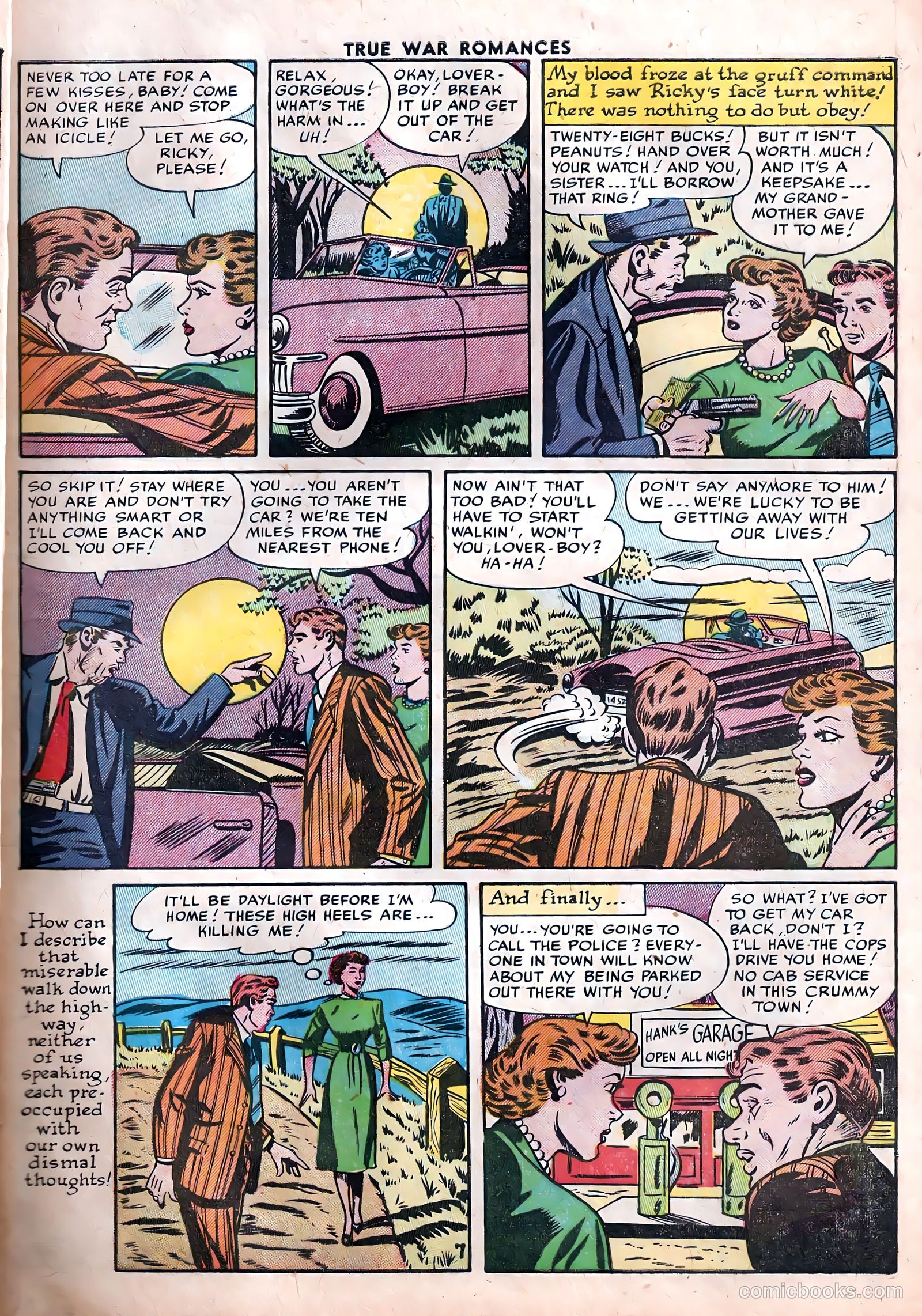 True War Romances #20 (1955) — page 9 of 37
