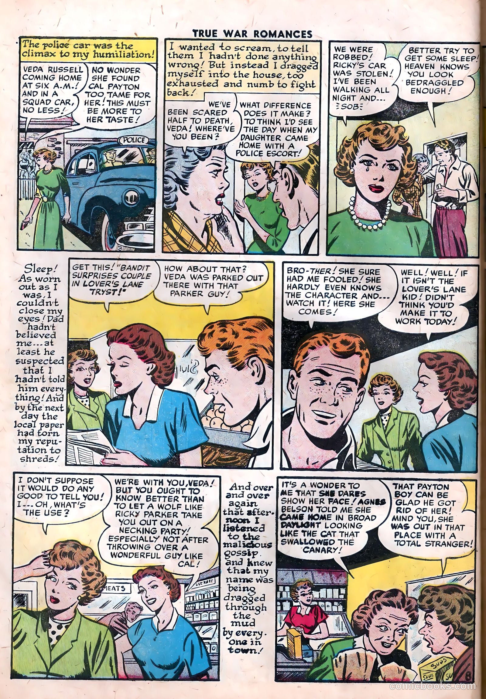 True War Romances #20 (1955) — page 10 of 37