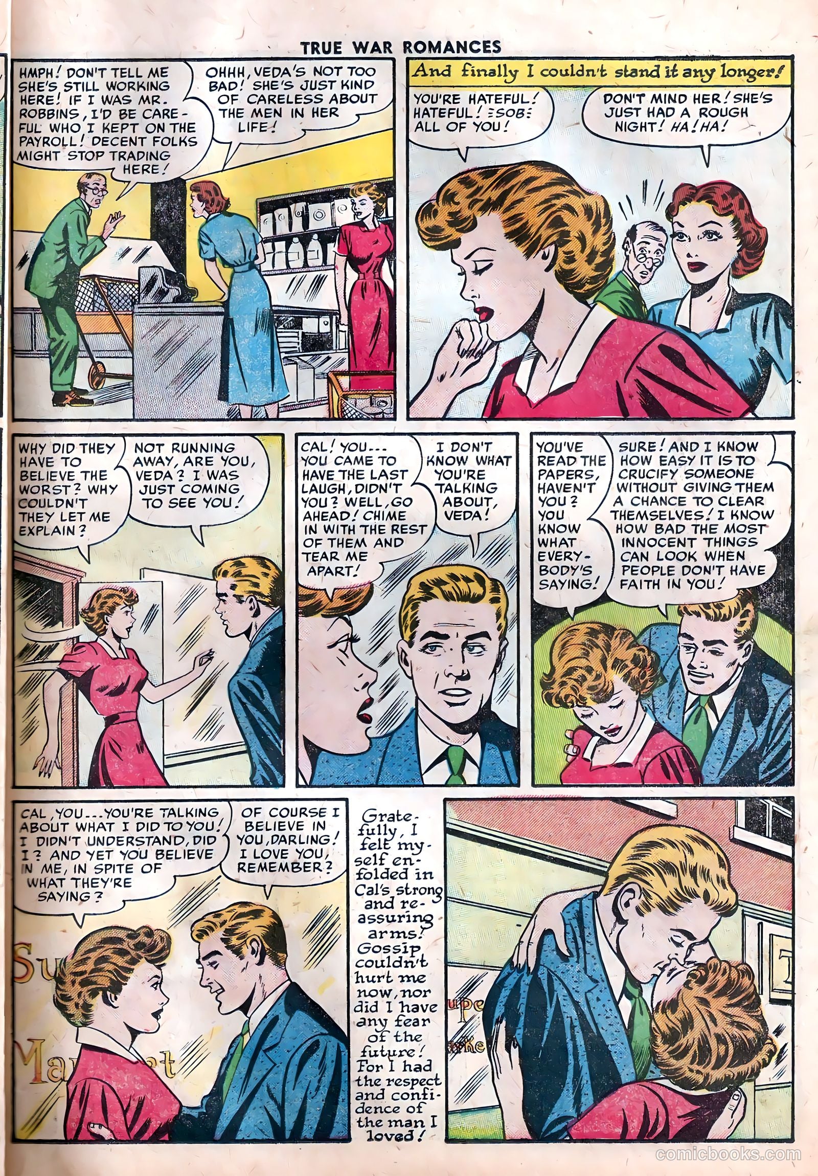 True War Romances #20 (1955) — page 11 of 37