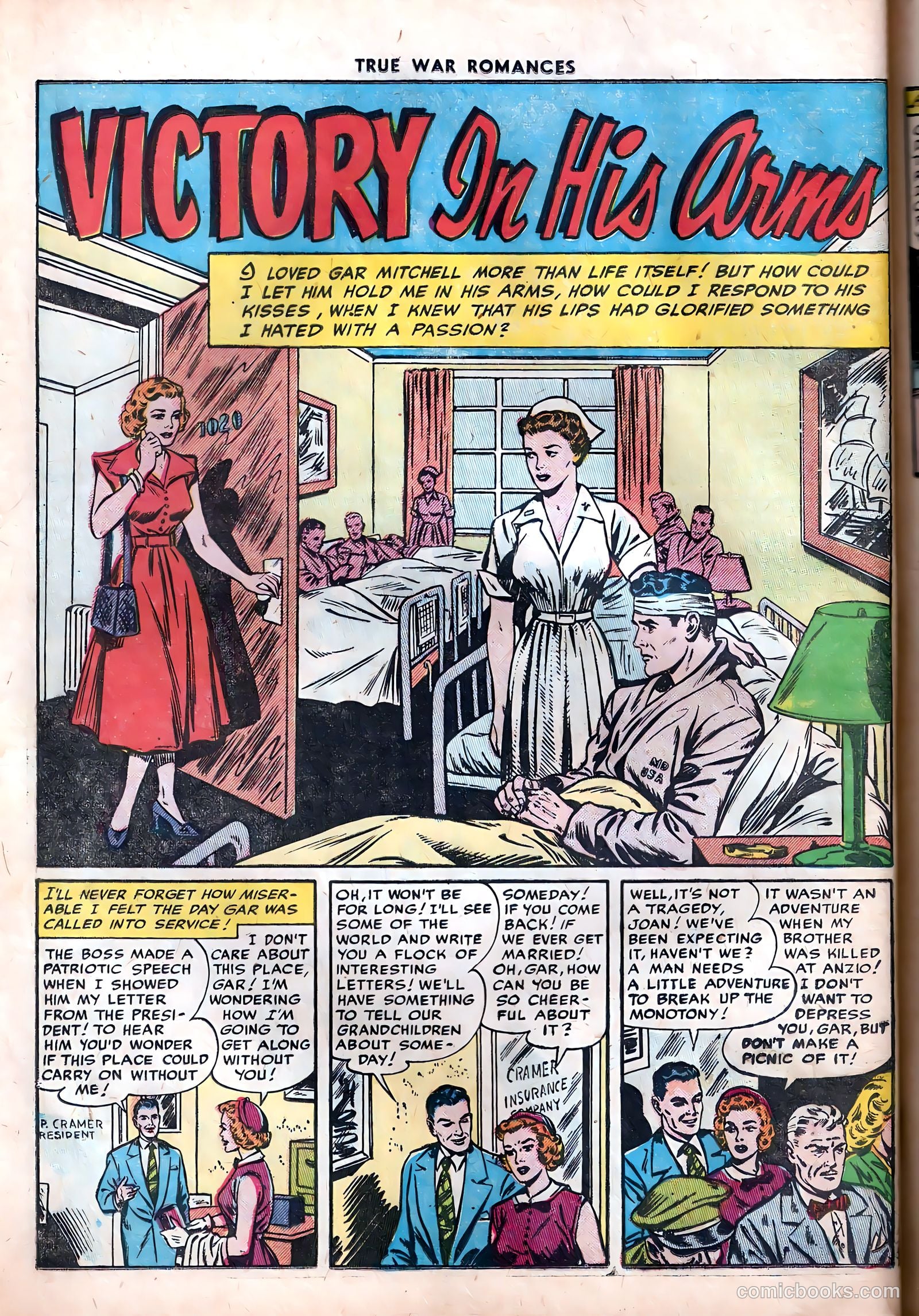 True War Romances #20 (1955) — page 12 of 37